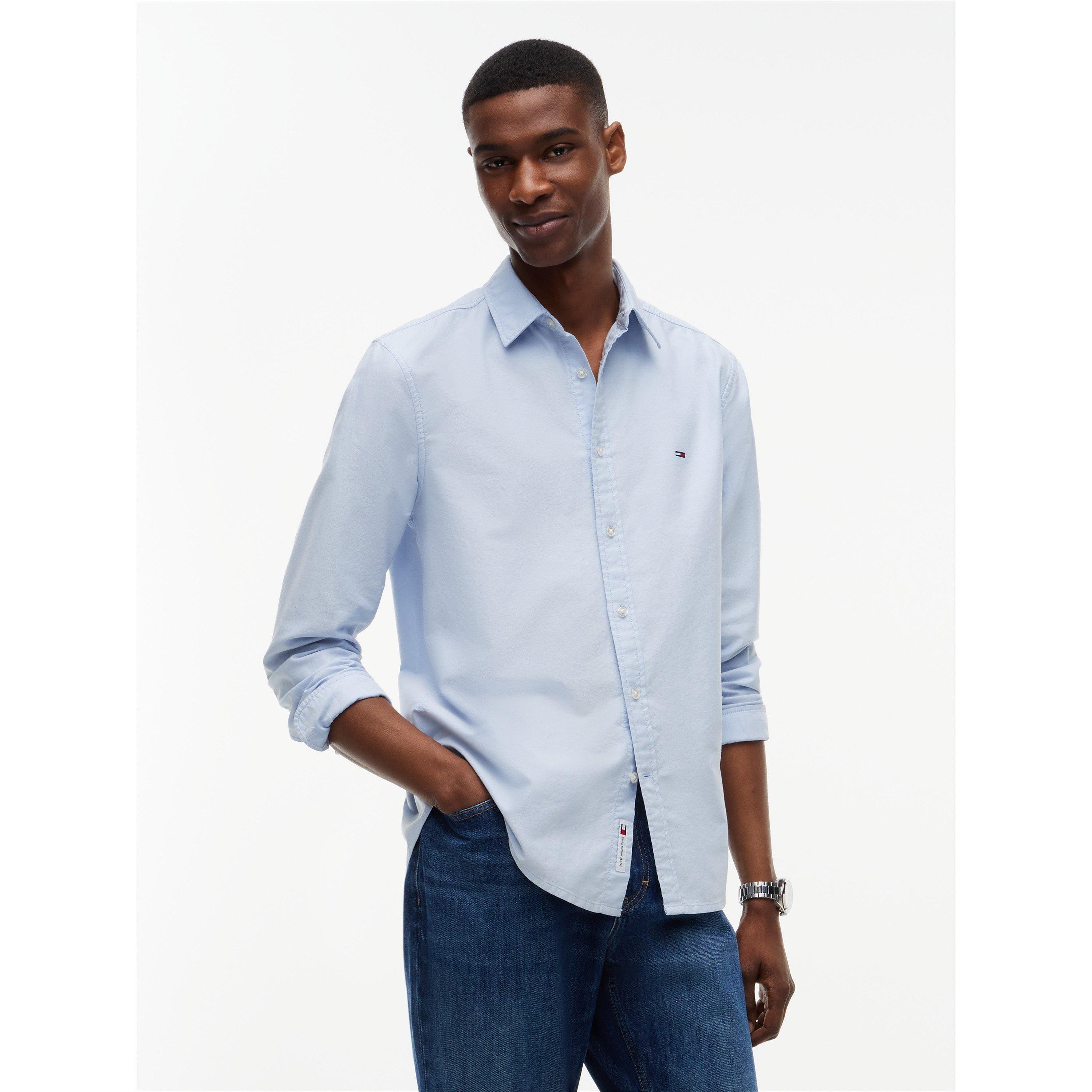 Blue - Tommy Jeans - TJ Slm Oxford Shirt Sn64 - 2