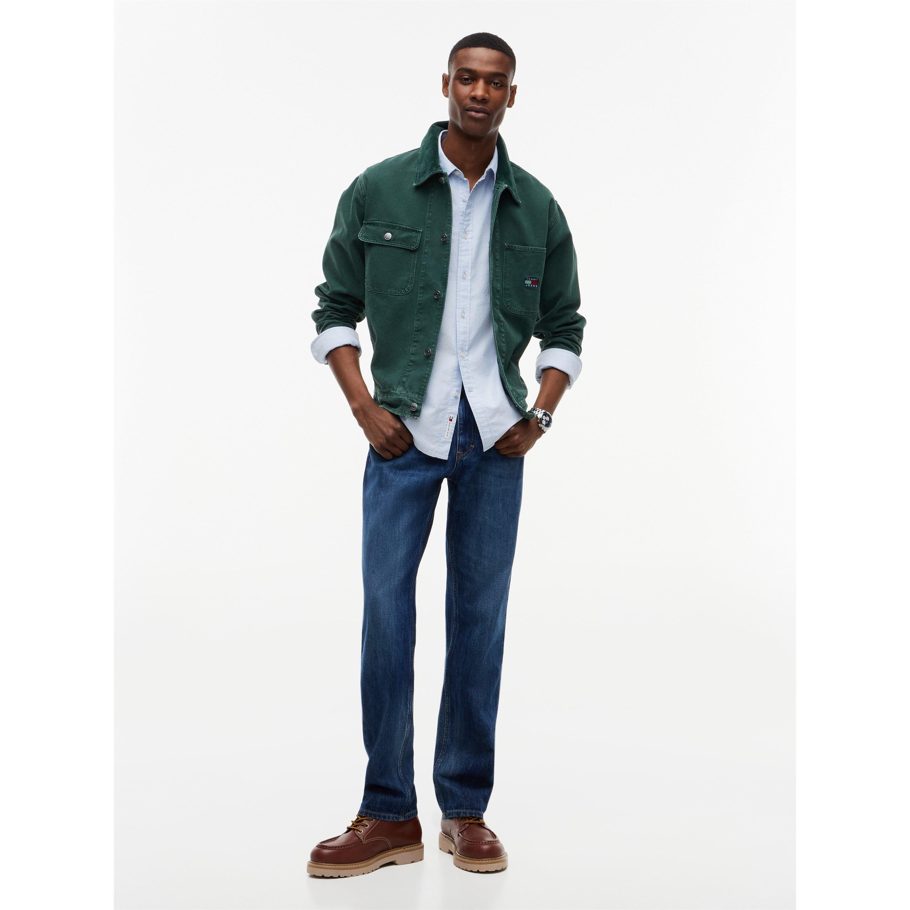 Blue - Tommy Jeans - TJ Slm Oxford Shirt Sn64 - 3