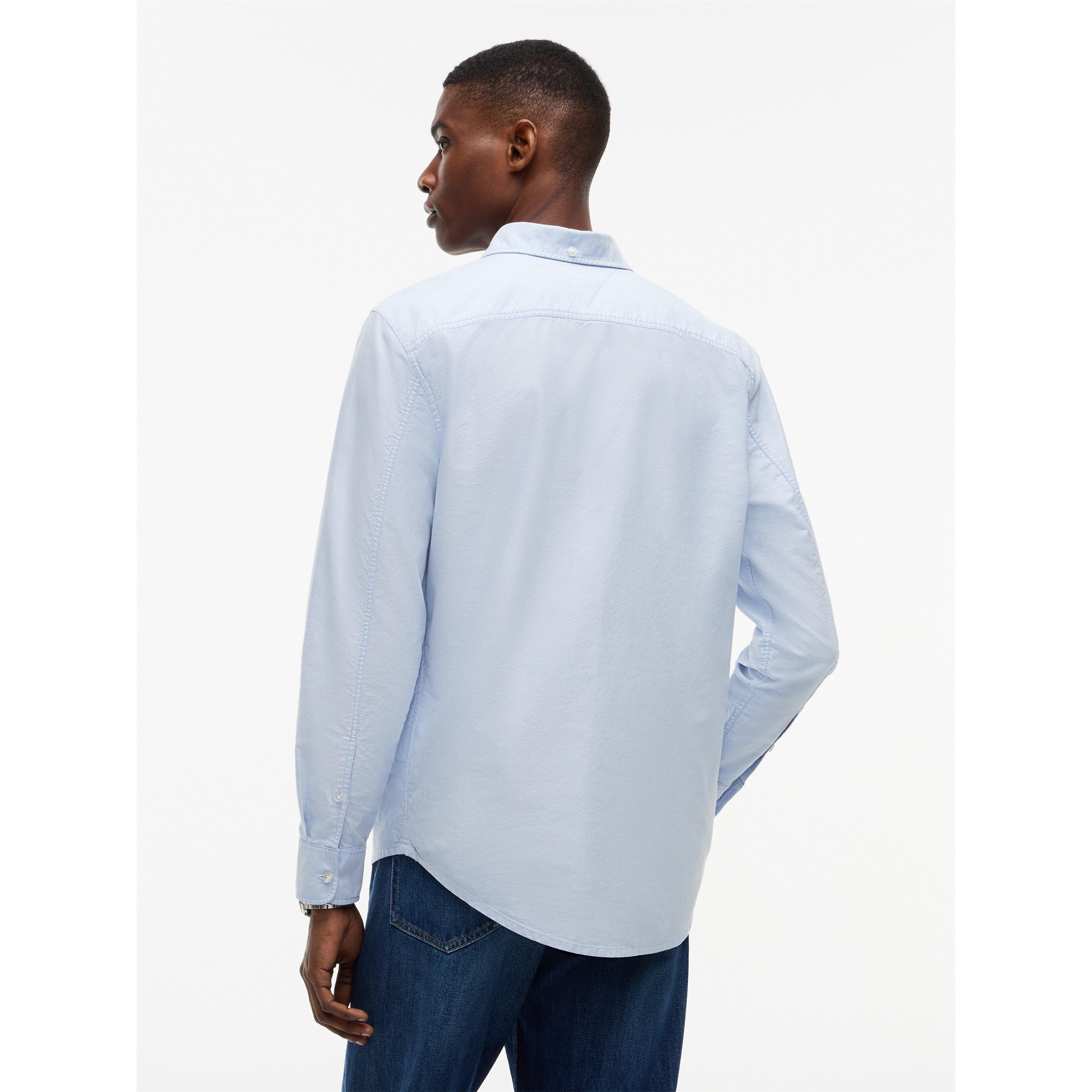 Blue - Tommy Jeans - TJ Slm Oxford Shirt Sn64 - 5