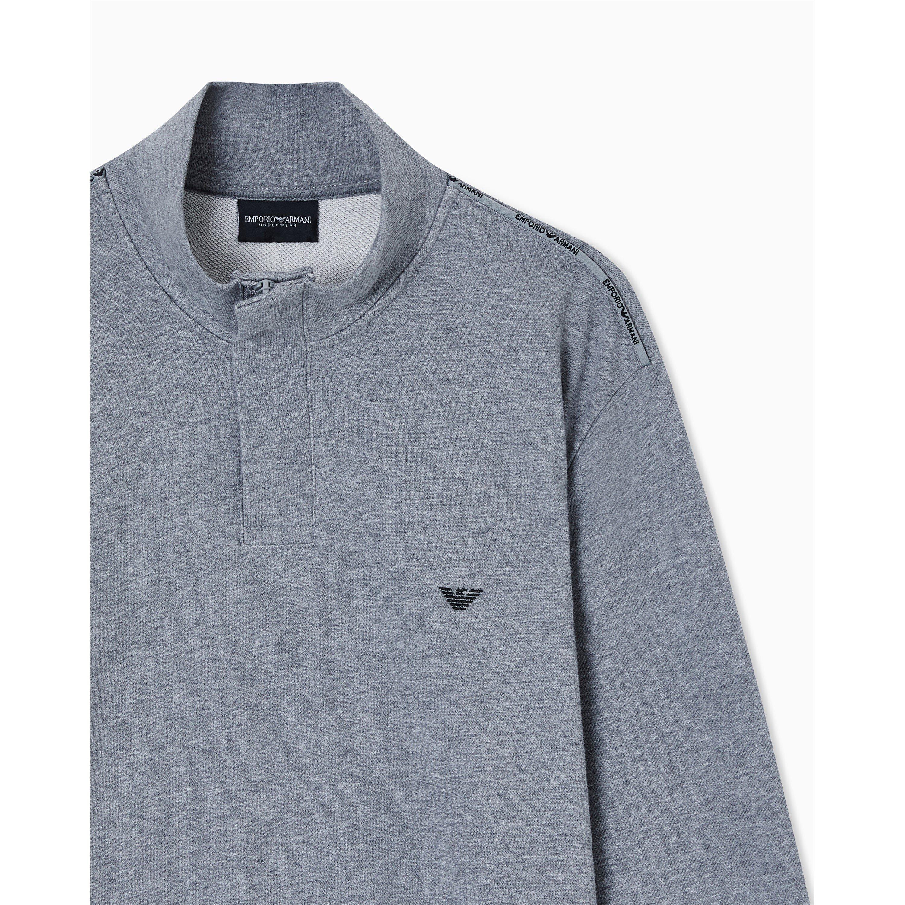 Grey Melange - Emporio Armani - LOUNGEWEAR  SWEATSHI - 2