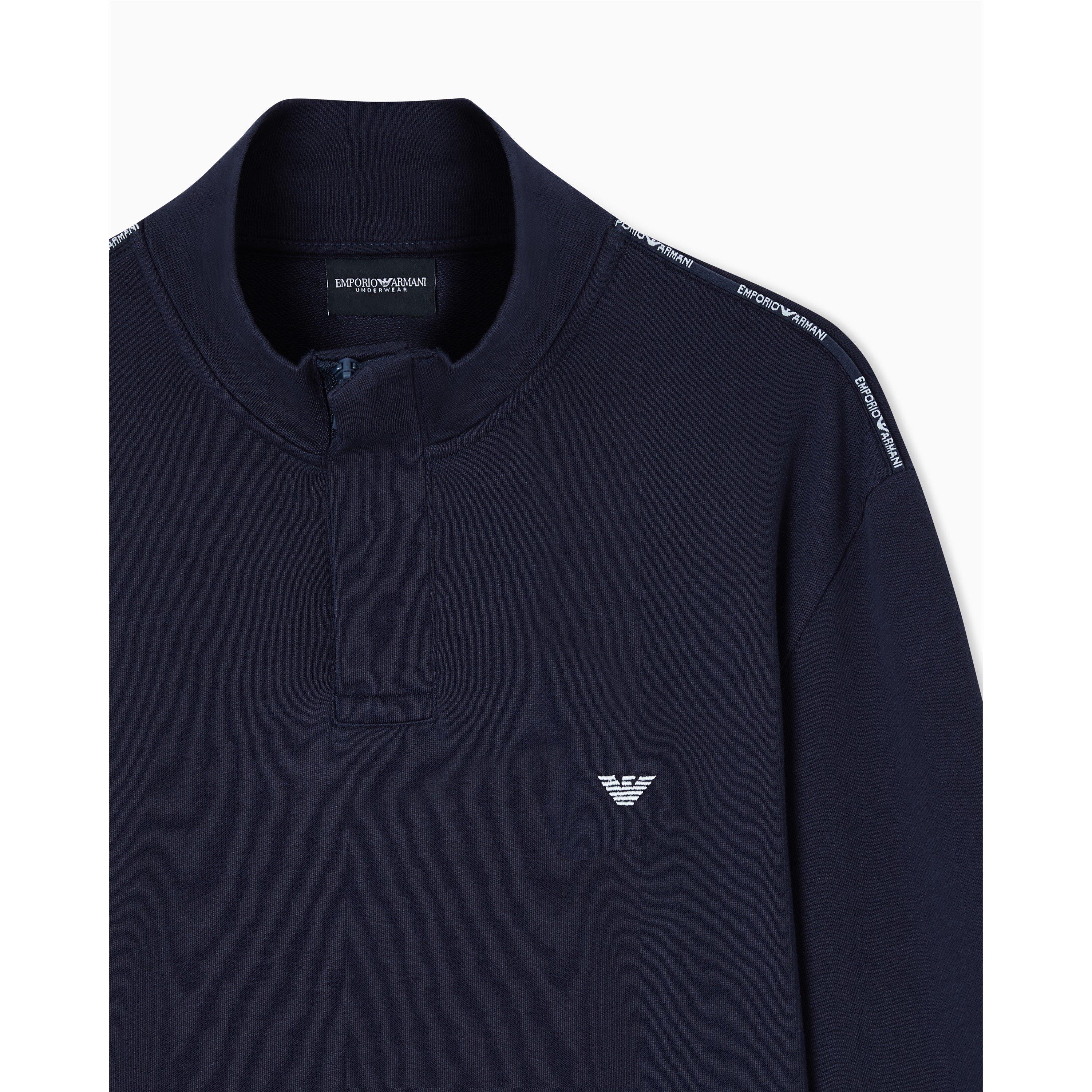 Armani Blue - Emporio Armani - Men's 1/4 Zip Fleece - 2