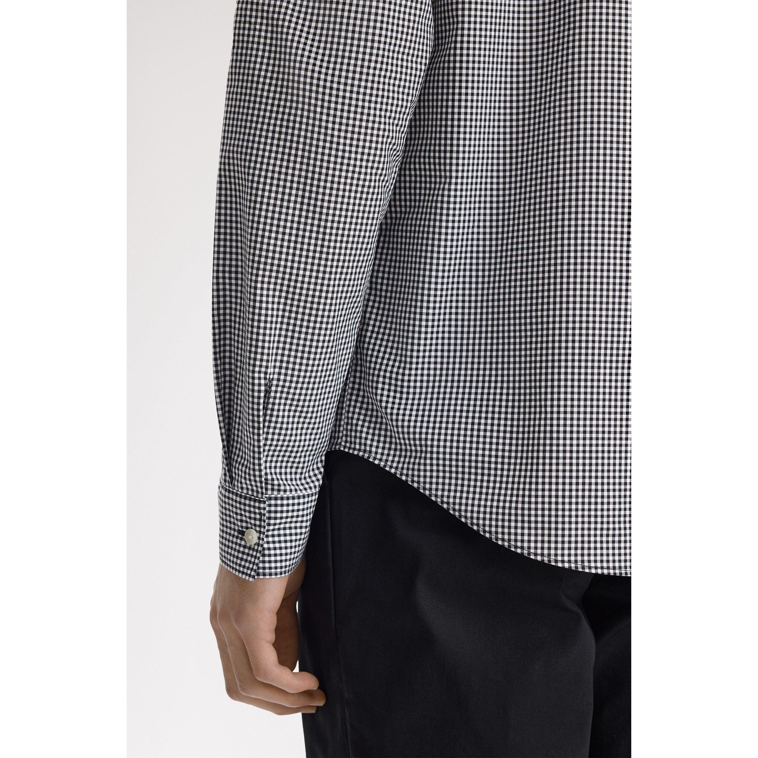 Black 102 - Fred Perry - Fred Gingham Shirt Sn62 - 5