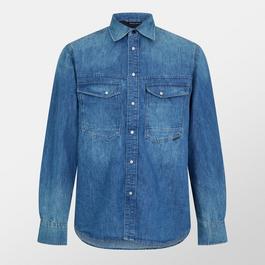 G Star Dakota Evergreen Denim Shirt