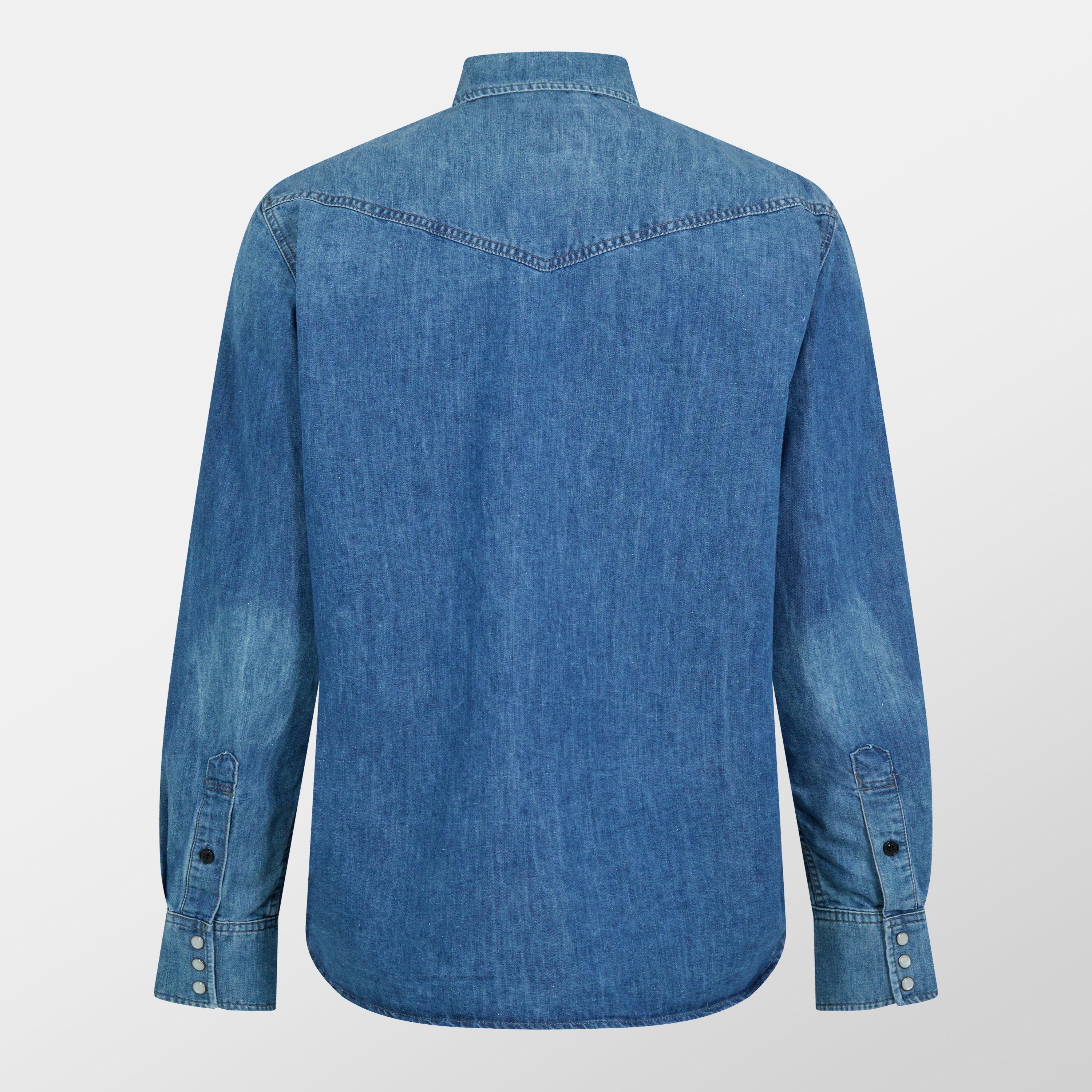 Cadet Blu - G Star - Dakota Evergreen Denim Shirt - 2