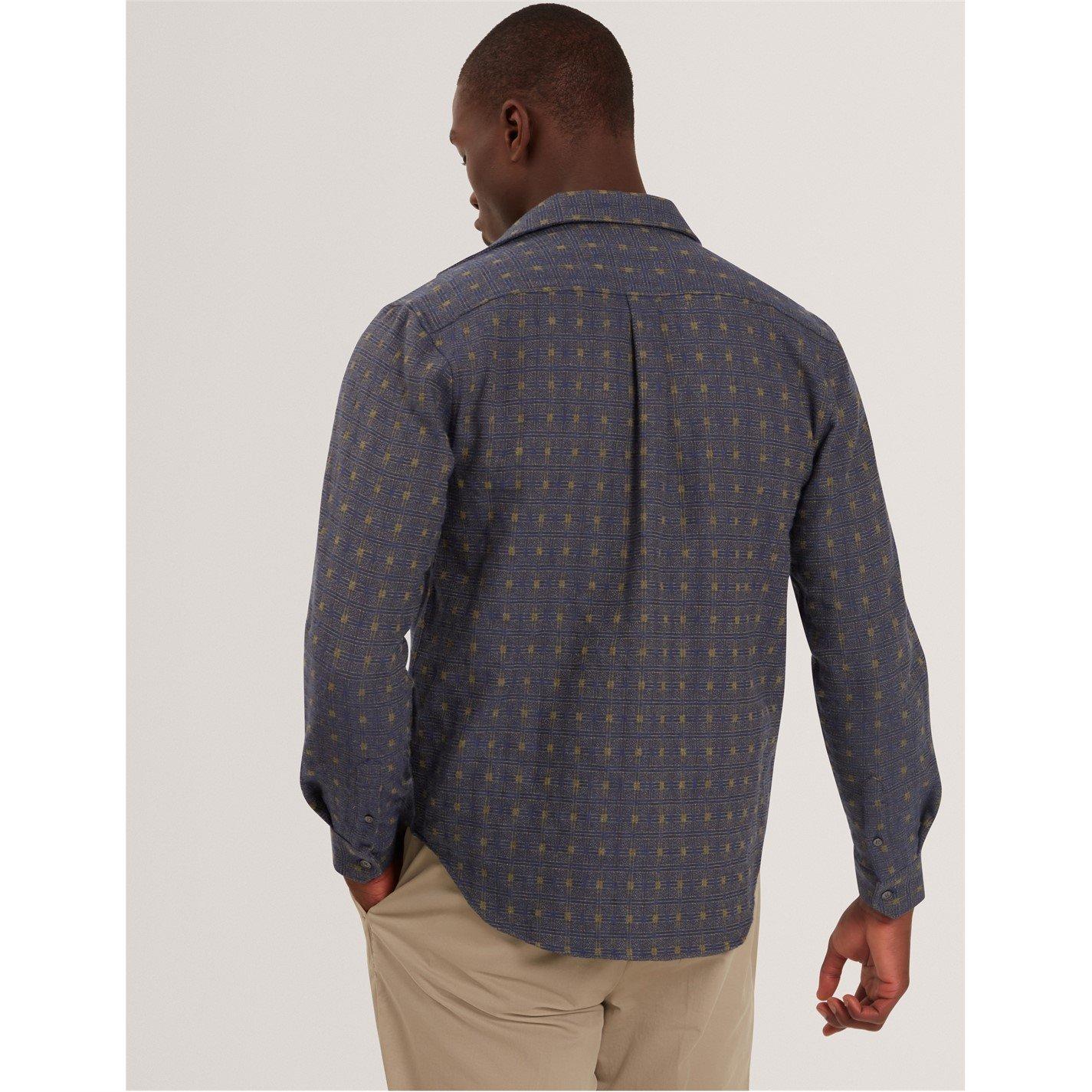 Azul verdoso - Ted Baker - Ted LS Check Shirt Sn61 - 4