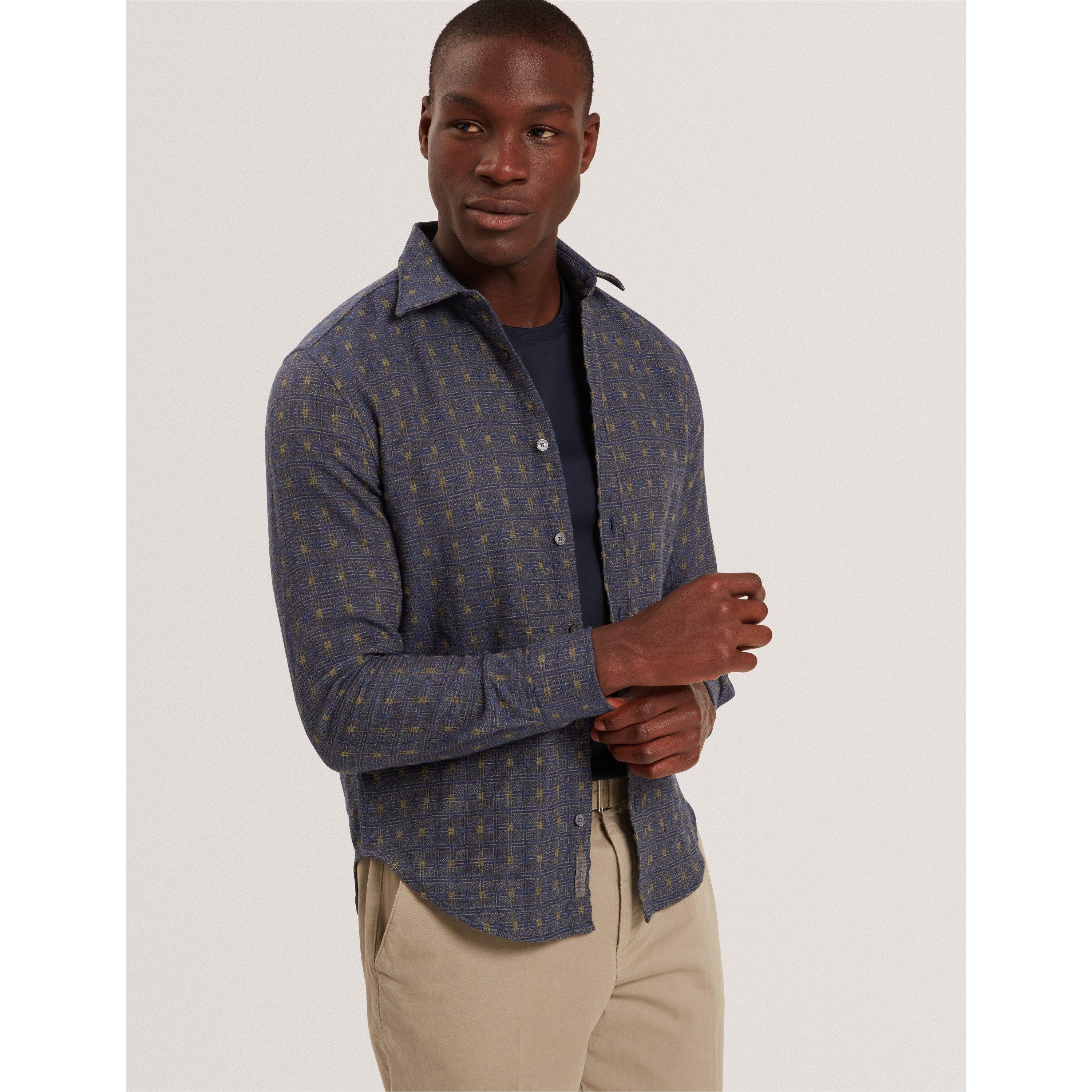 Azul verdoso - Ted Baker - Ted LS Check Shirt Sn61 - 5