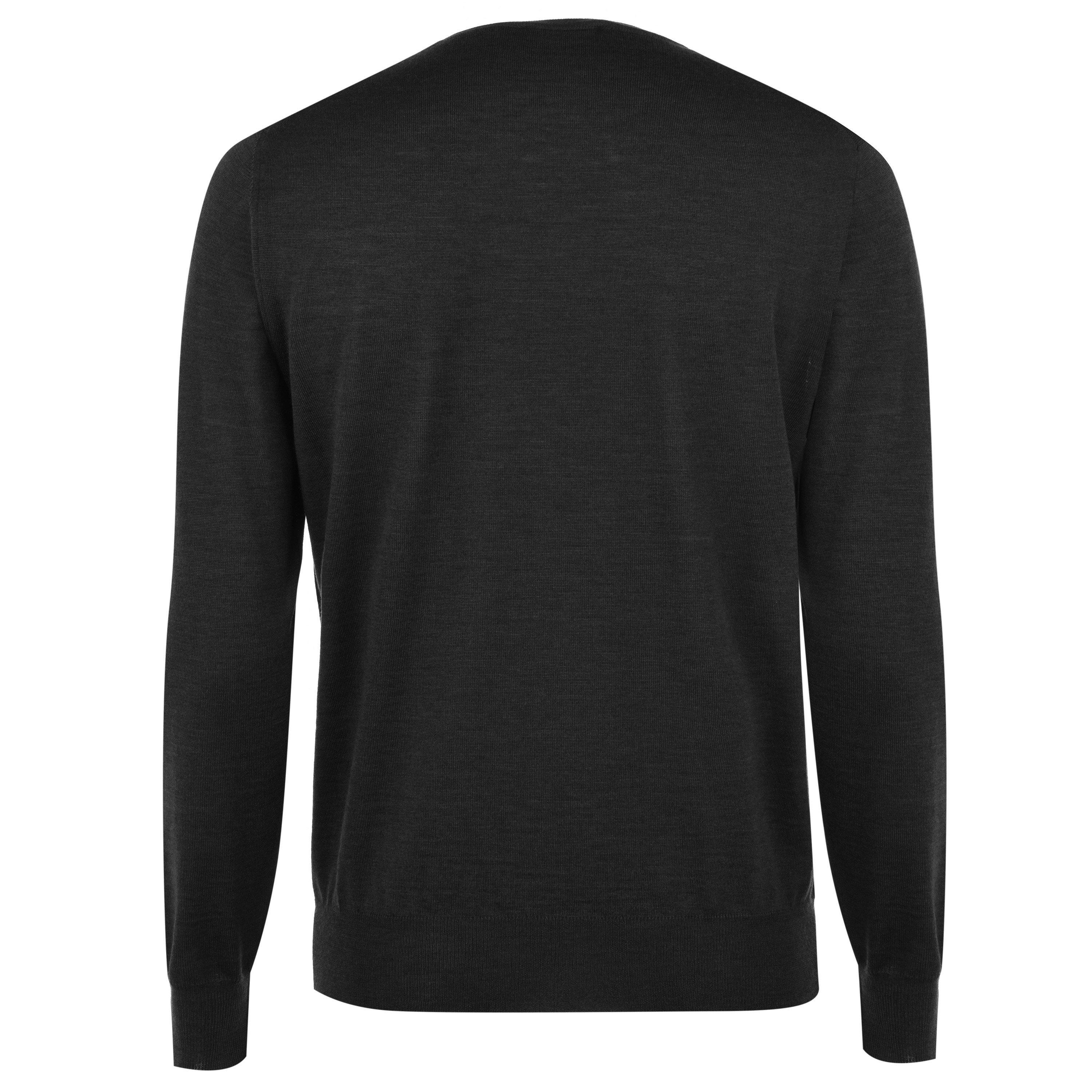 Black 100 - Canali - Crew Neck Knitted Jumper - 3