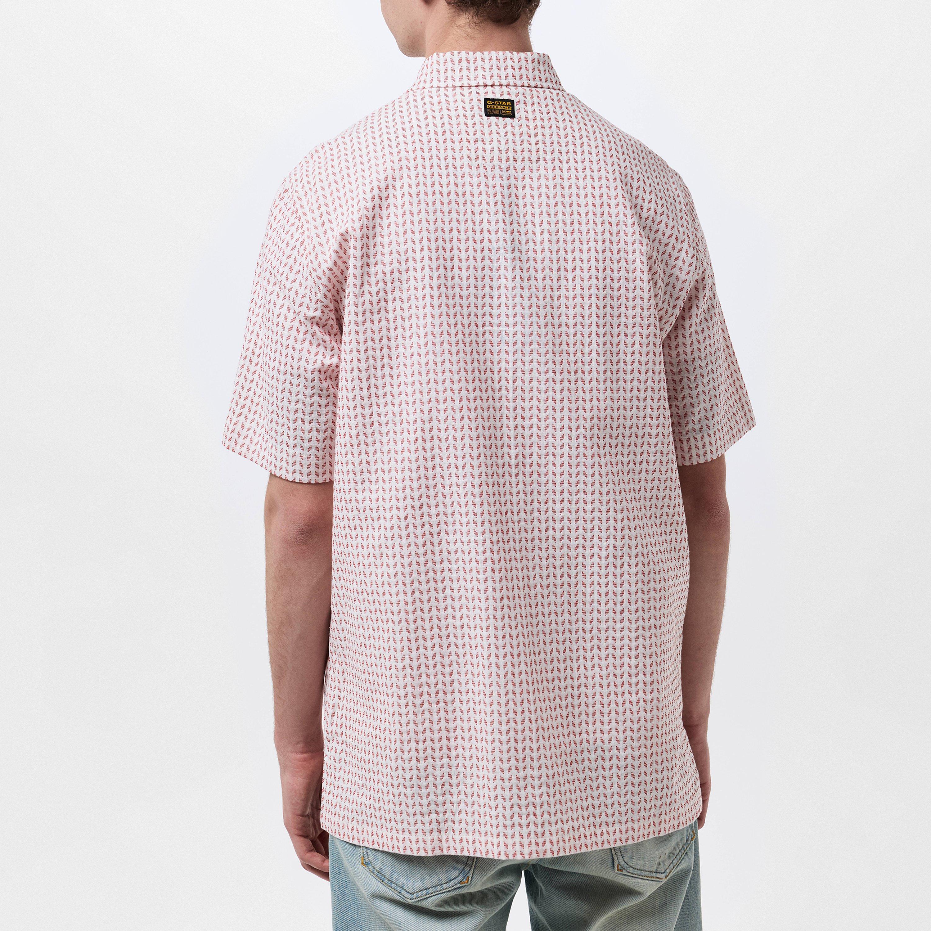 Rosso acido/latte - G Star - Resort Short Sleeve Shirt - 4