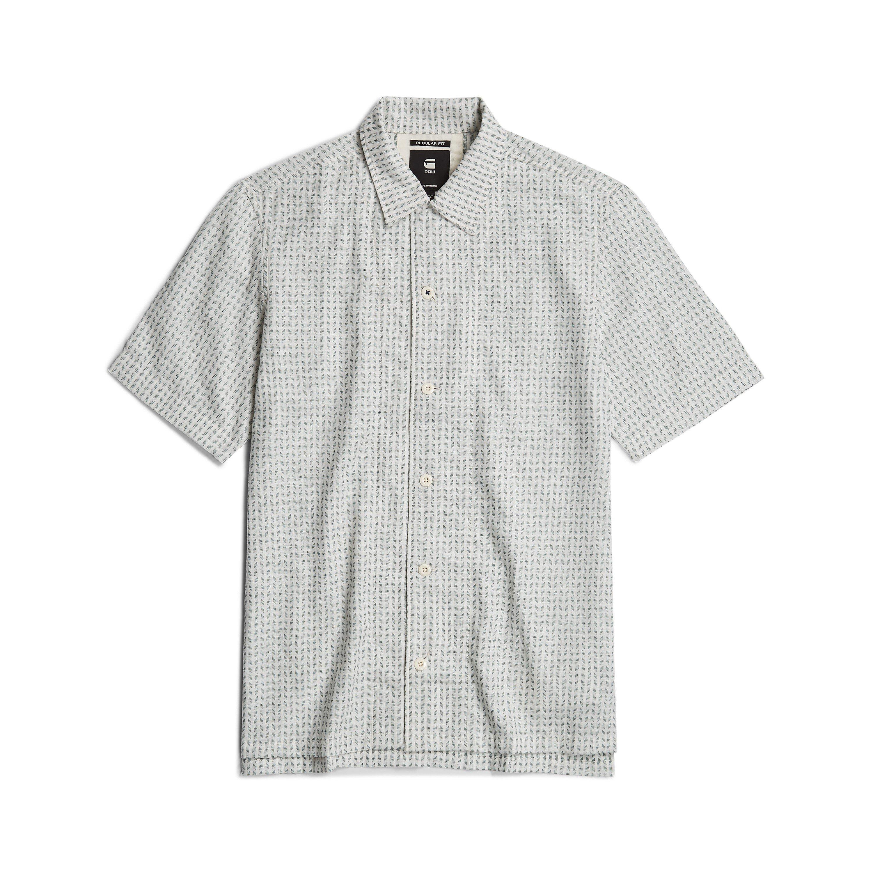 Blue Sprc/Milk - G Star - Resort Short Sleeve Shirt