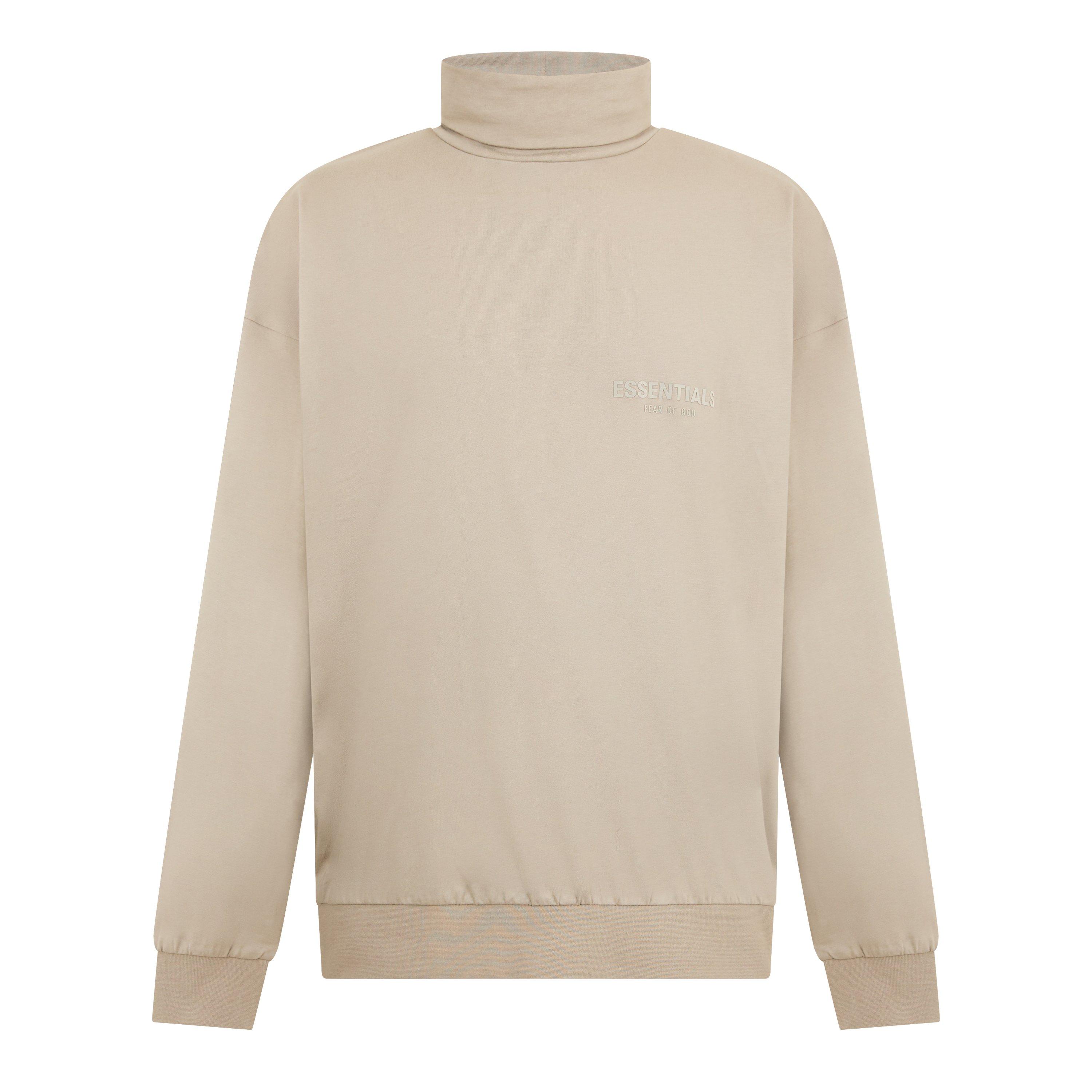 Fear Of God Essentials Men's Long Sleeve Shirt - Seal - Medium