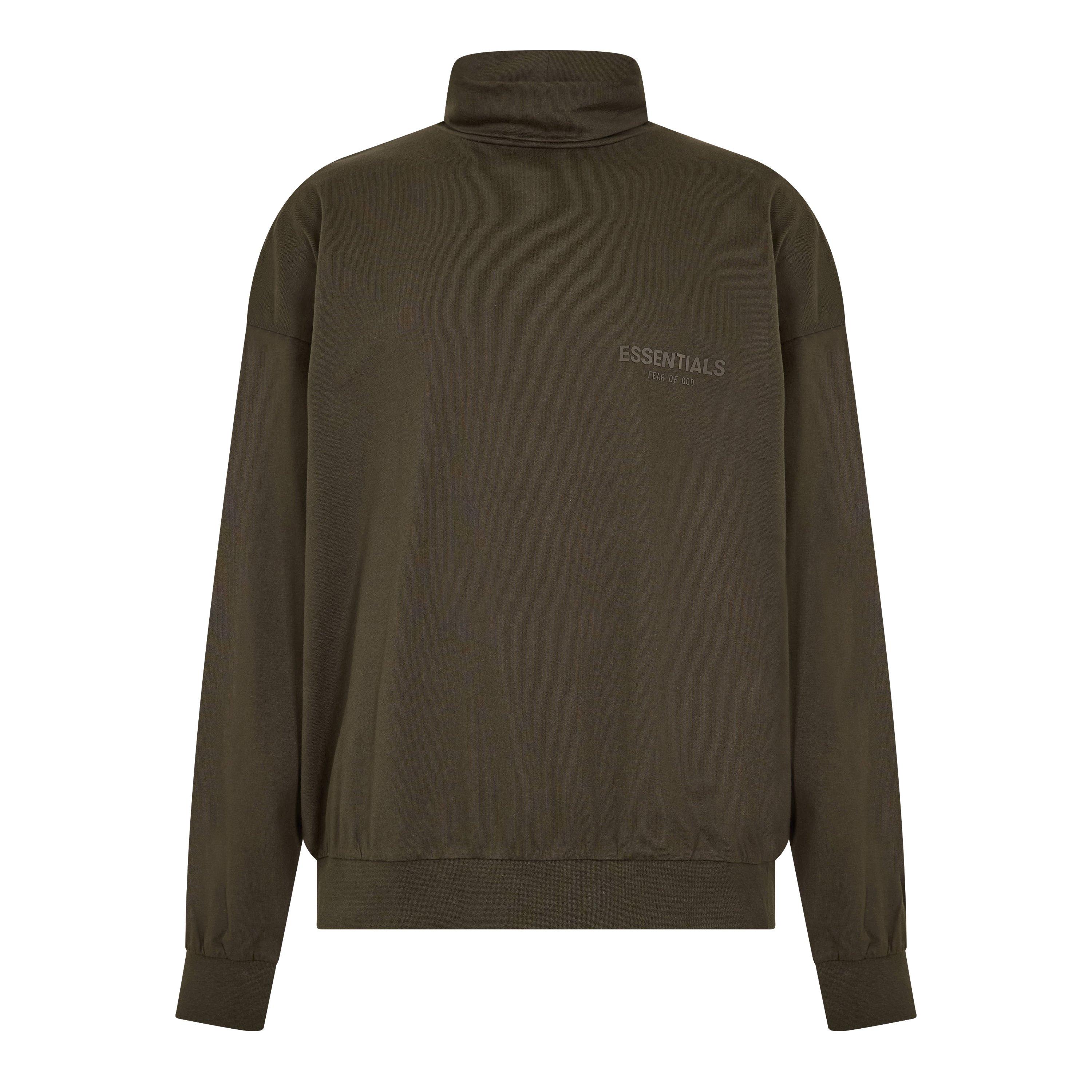 Black - Fear Of God Essentials - Men's Long Sleeve Shirt - 1