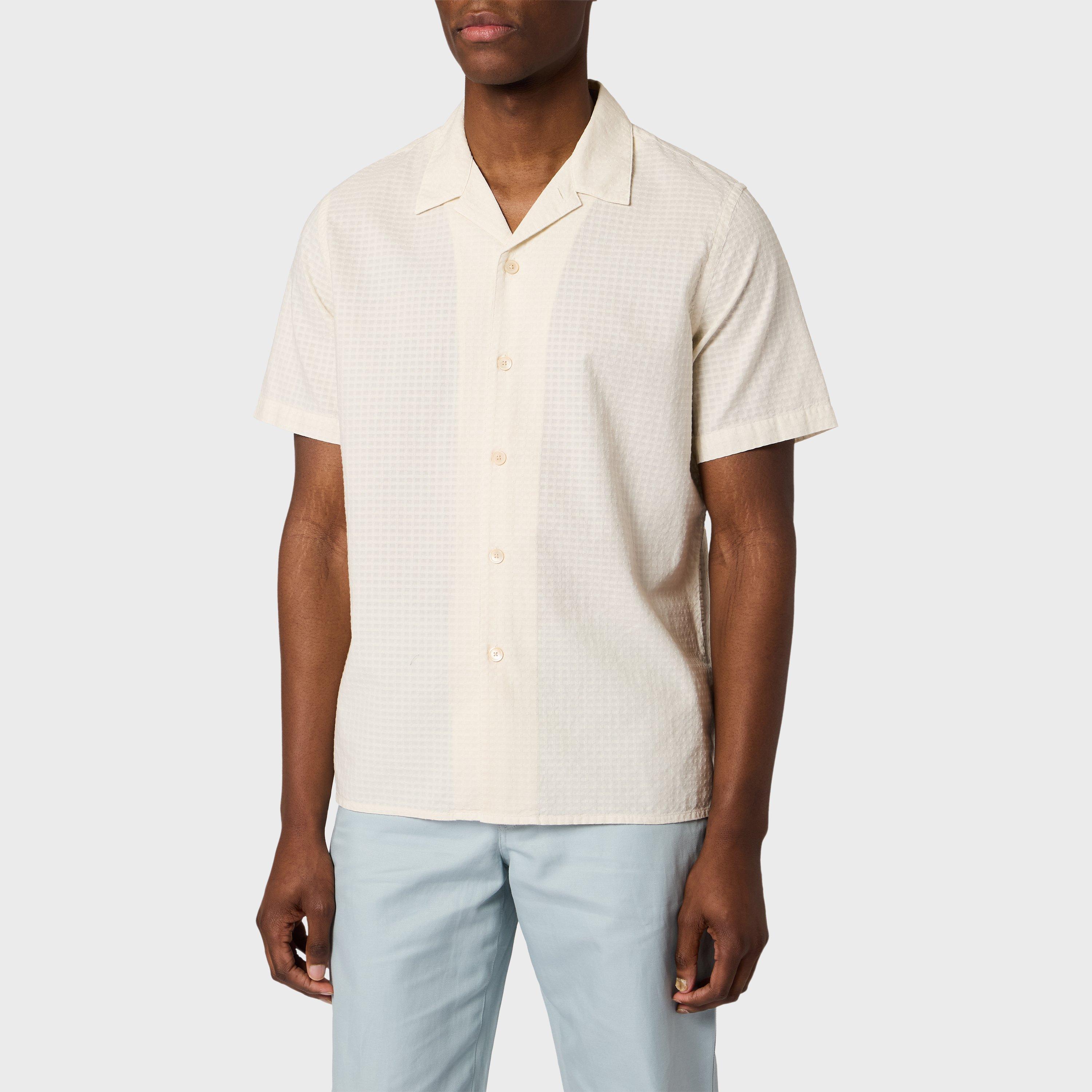 White 04 - PS Paul Smith - PS Seersuckr Shirt Sn62 - 2