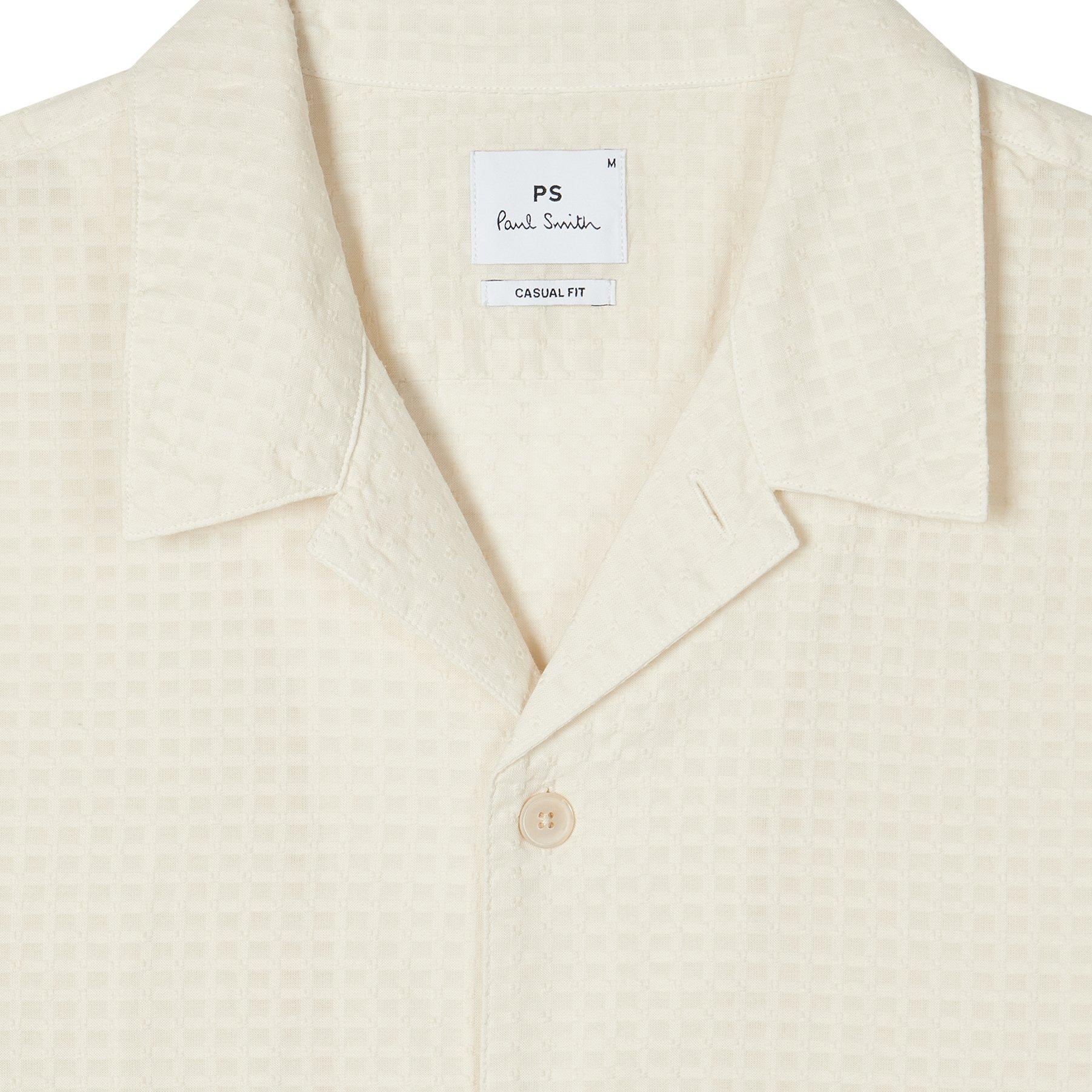 White 04 - PS Paul Smith - PS Seersuckr Shirt Sn62 - 5