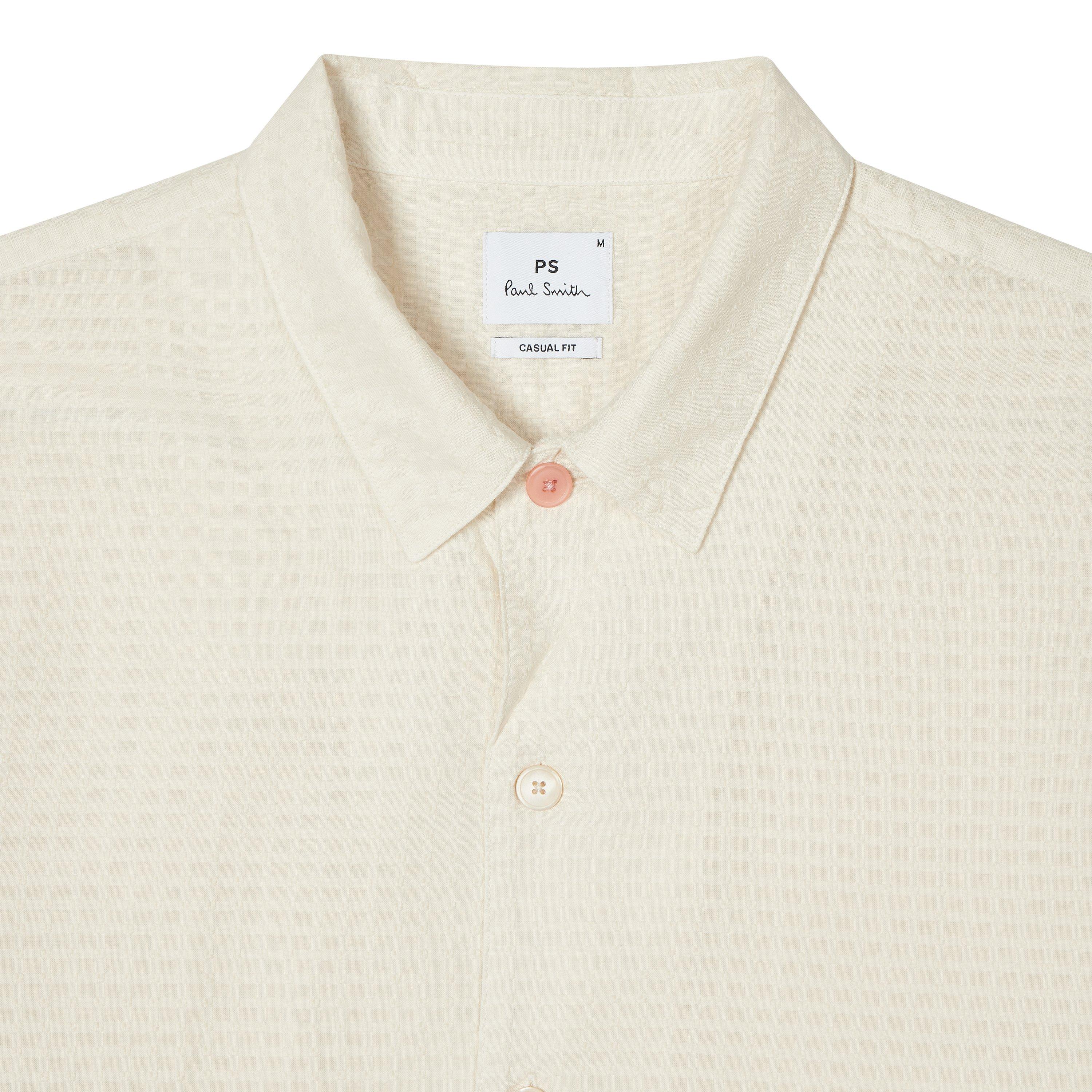 White 04 - PS Paul Smith - PS Seersuckr Shirt Sn62 - 6