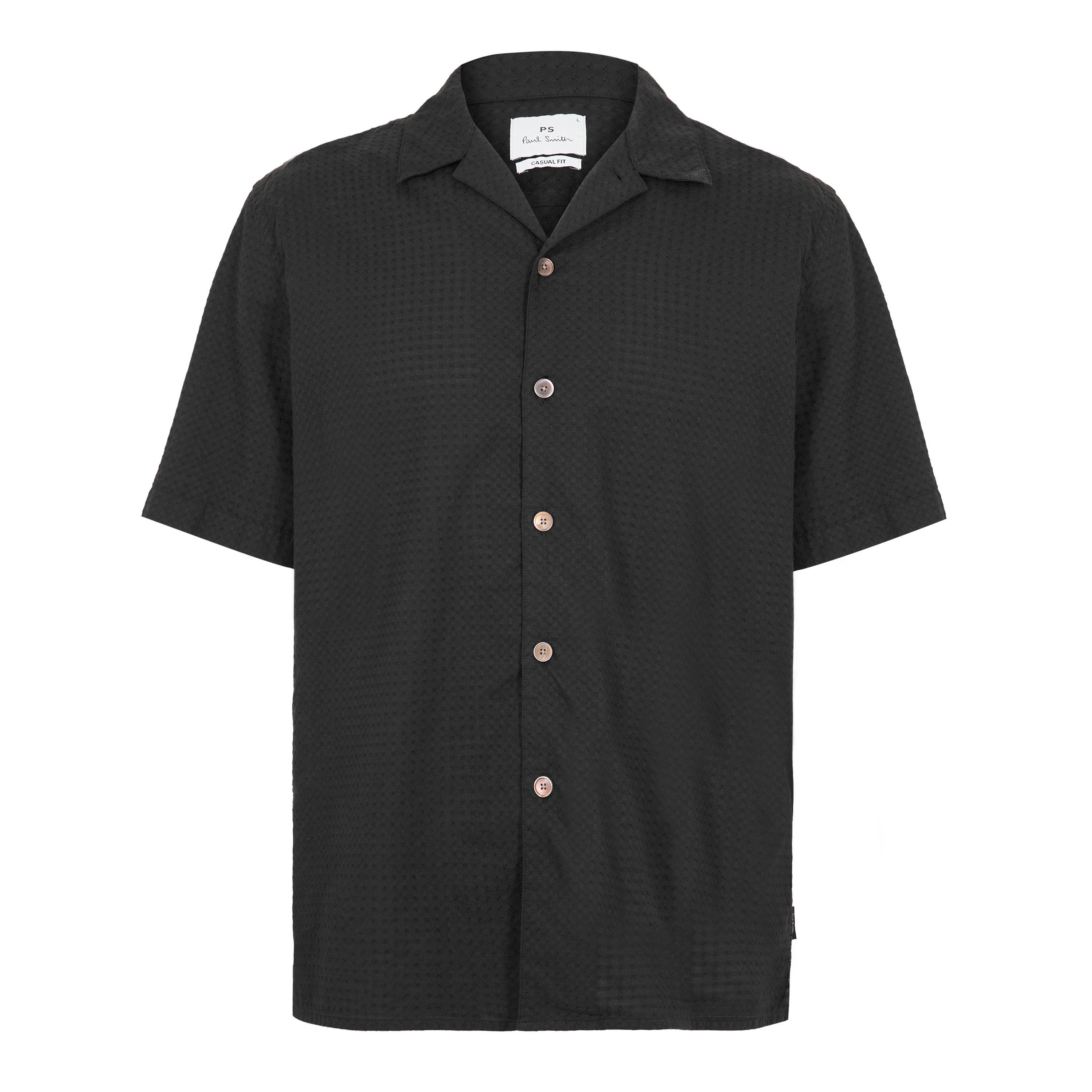 PS Paul Smith Men's Short Sleeve Plain Shirt - Black 79 - L