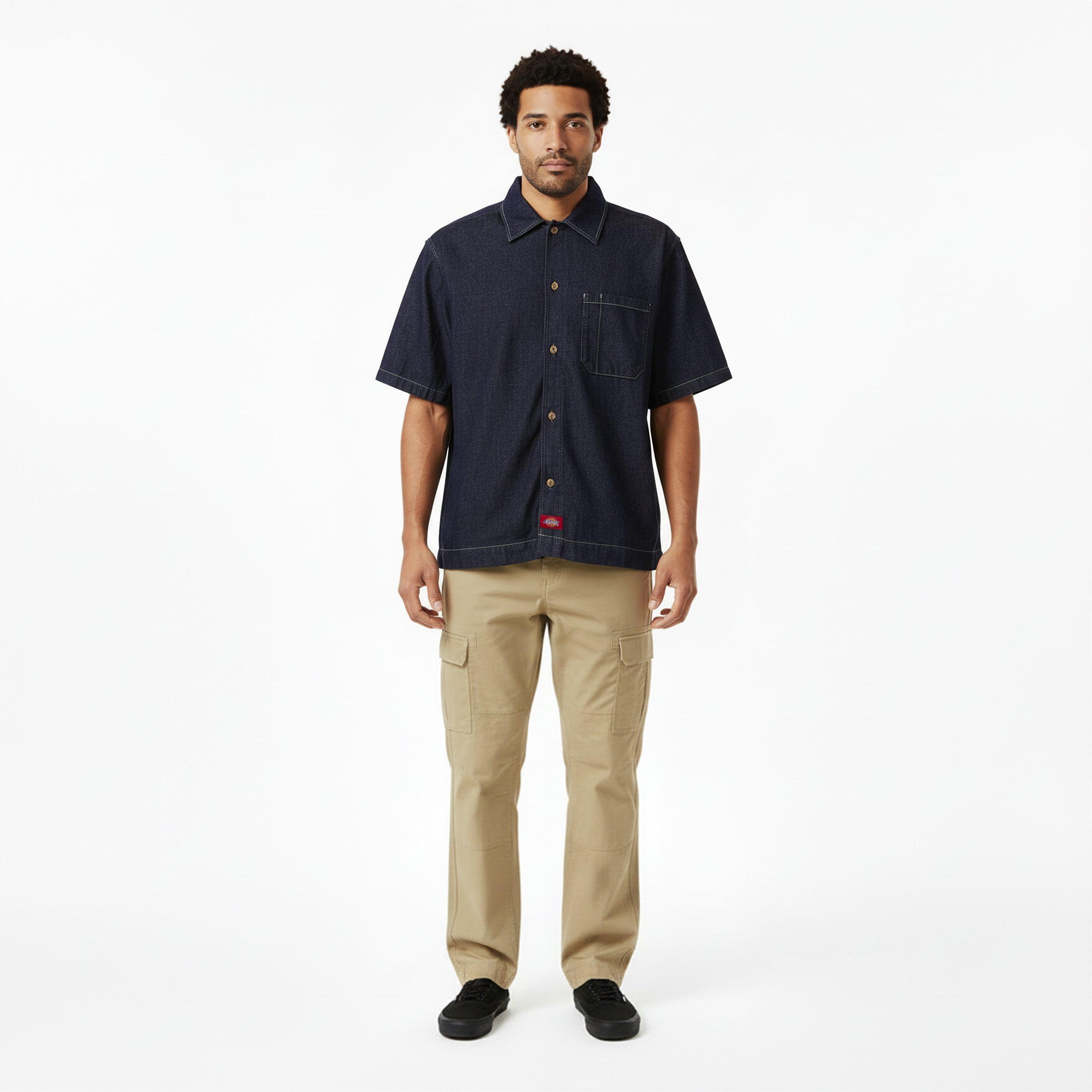 Rinsed - Dickies - Men's Plain Short Sleeve Shirt - 6