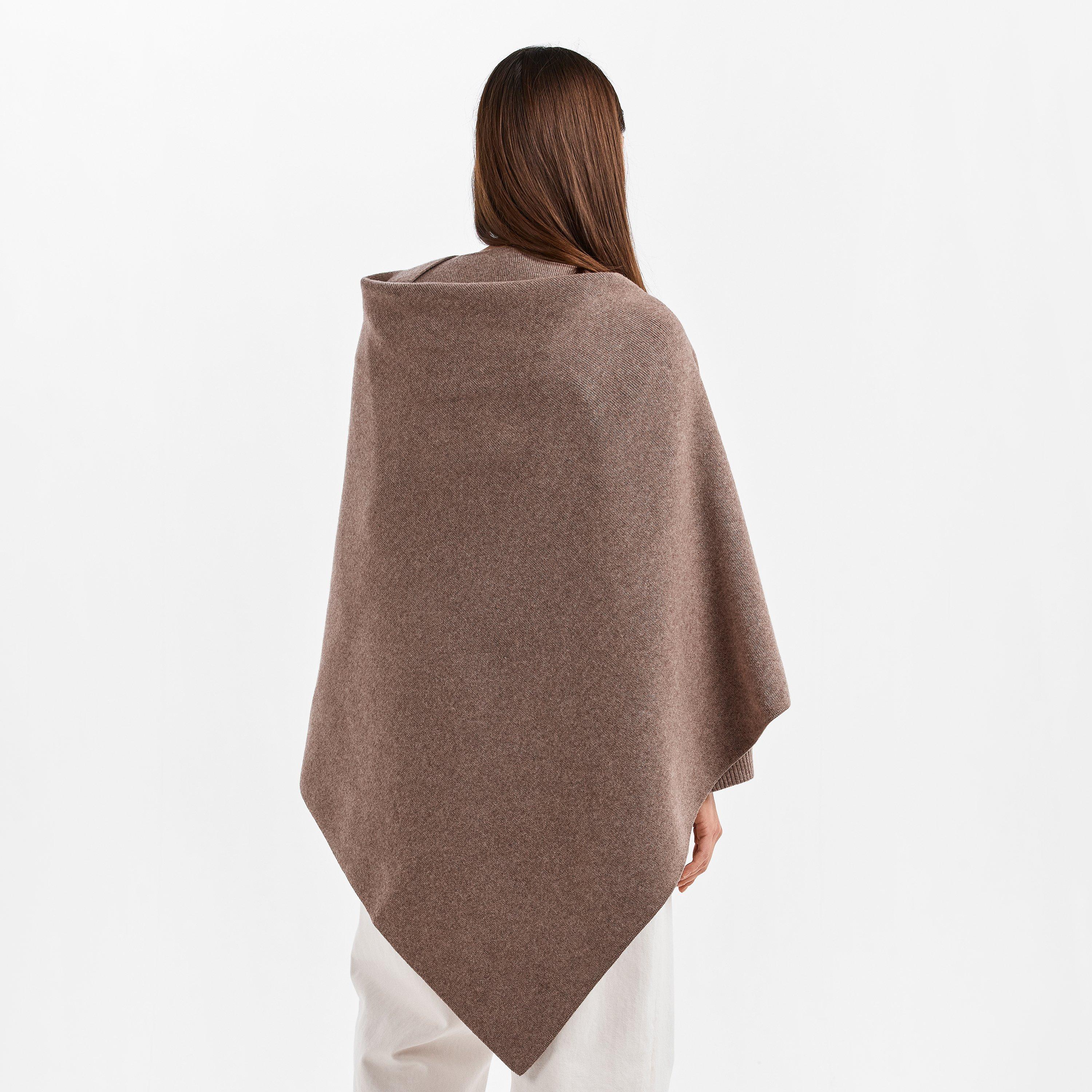 Beige - Magda Butrym - Women's Knitted Poncho - 4