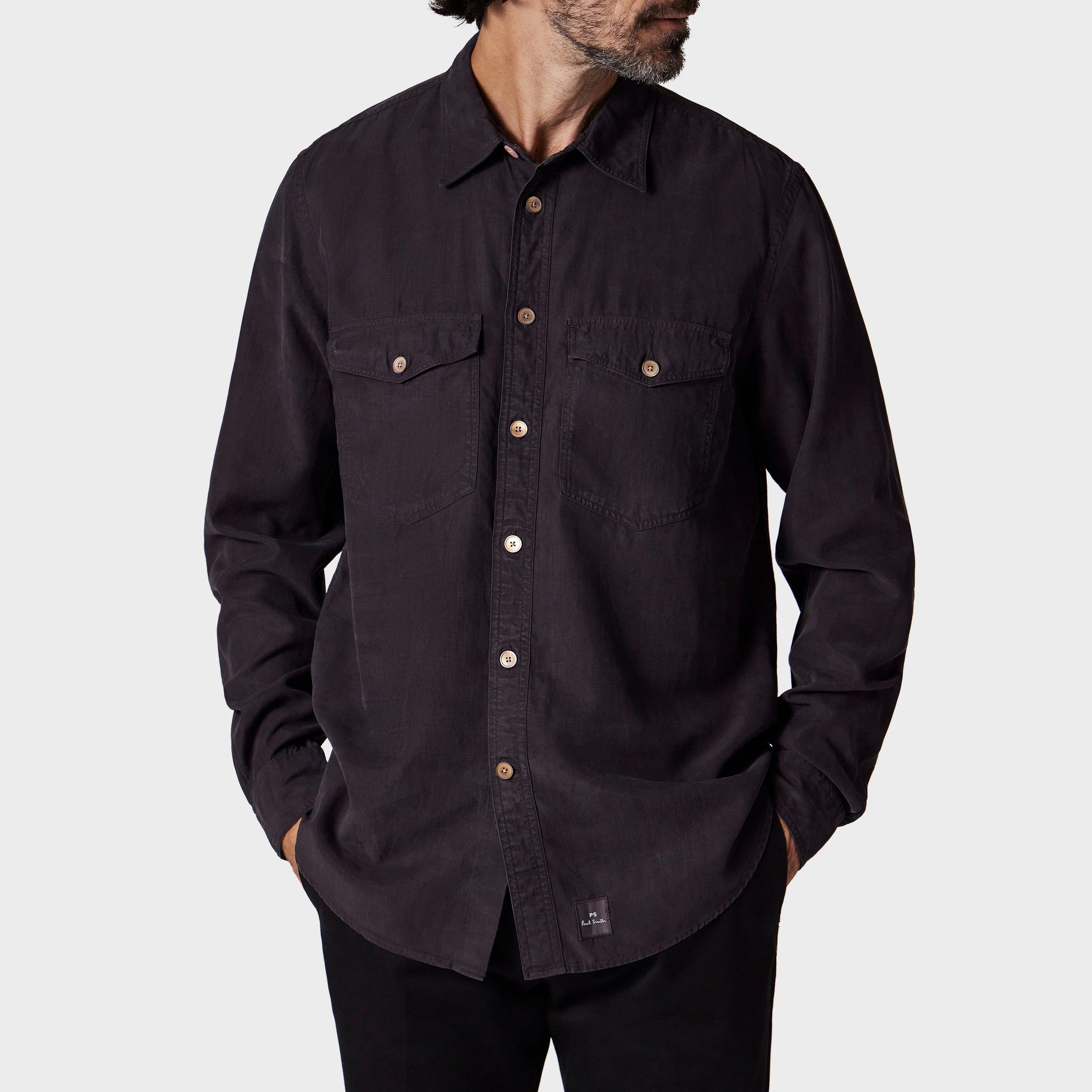 Black 79 - PS Paul Smith - Men's Long-Sleeve Plain Shirt - 2