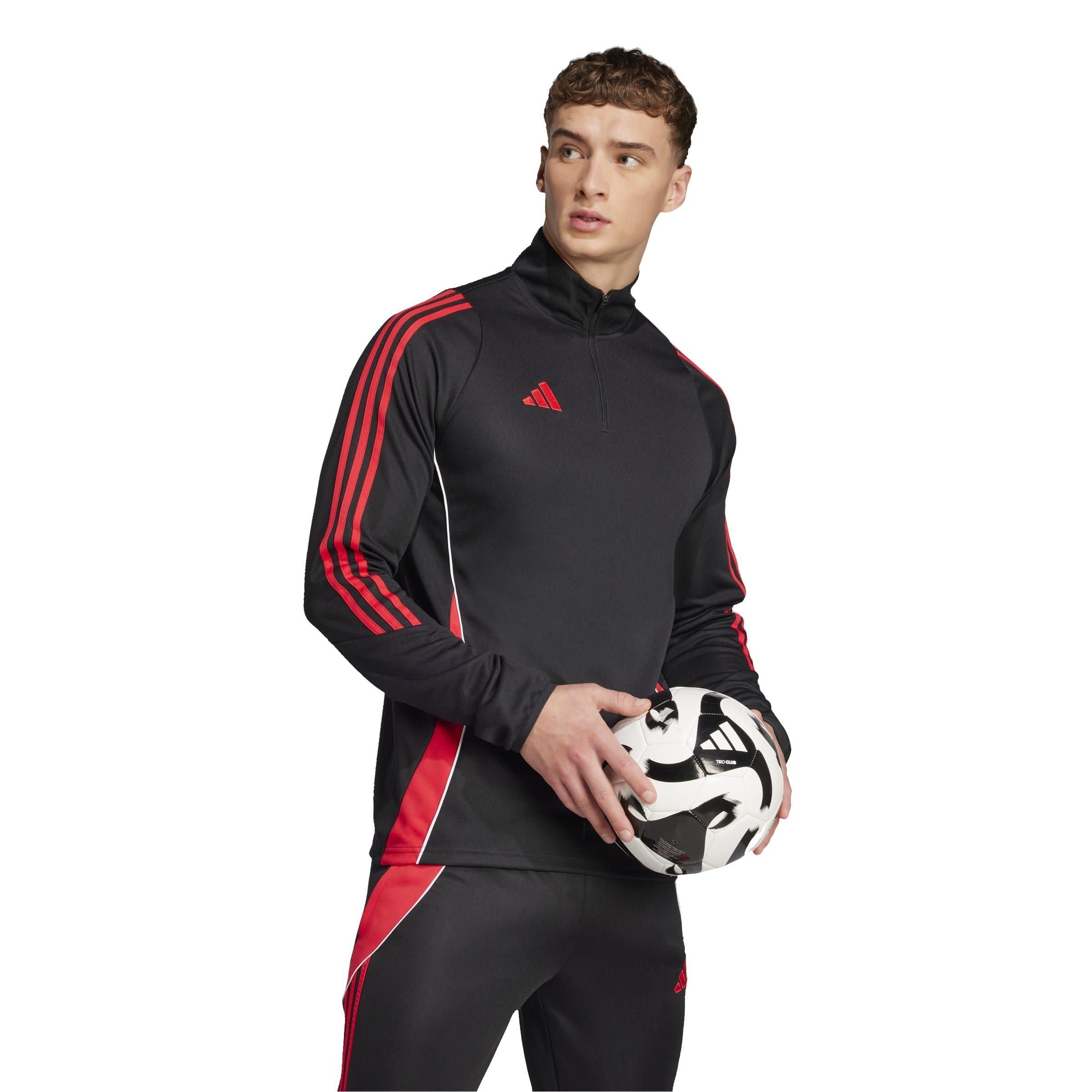 Black/Ruby - adidas - Tiro24 Tracksuit Top - 4
