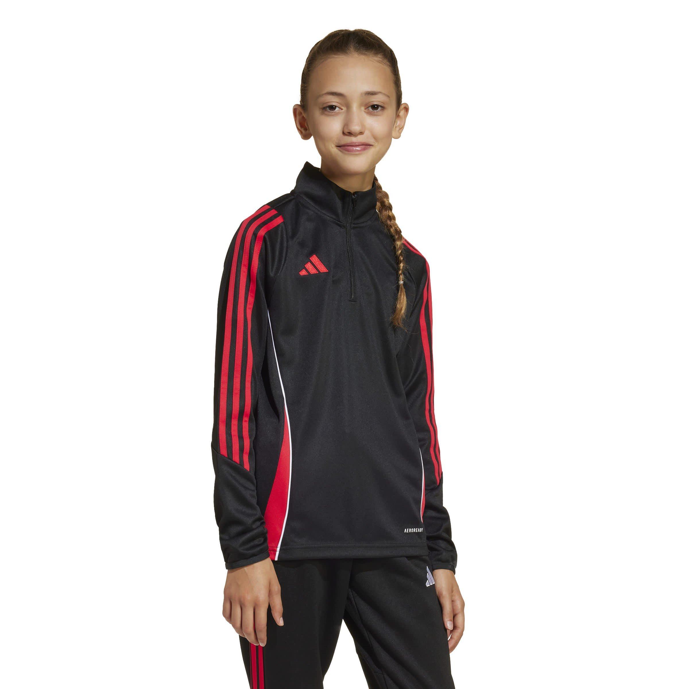 Noir/Ruby - adidas - Tiro 24 Training Top Juniors - 2
