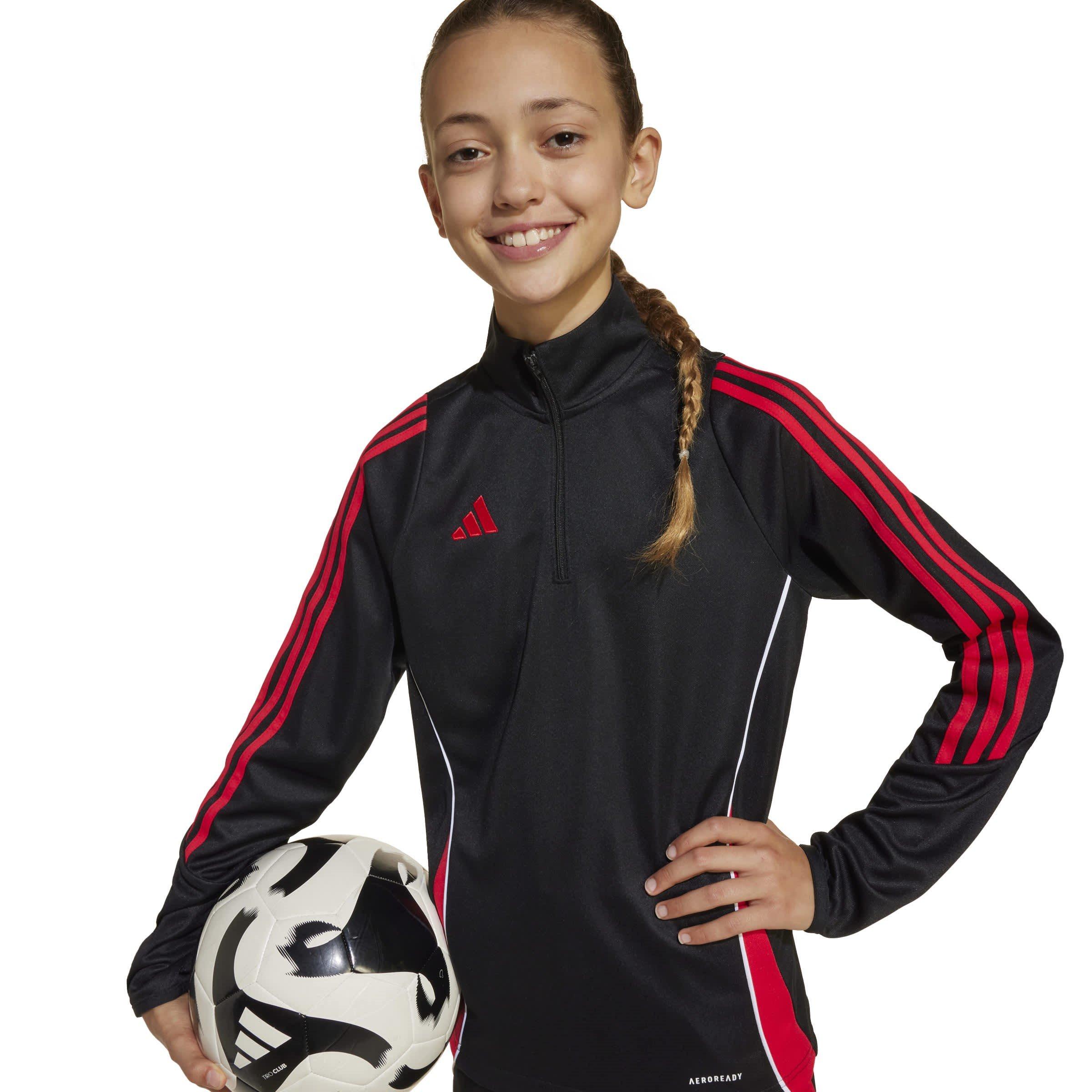 Noir/Ruby - adidas - Tiro 24 Training Top Juniors - 4