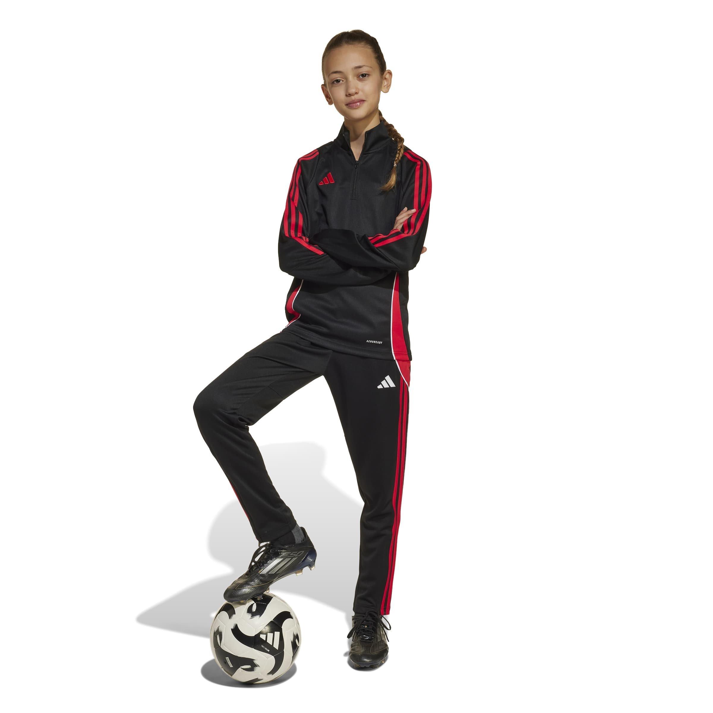 Noir/Ruby - adidas - Tiro 24 Training Top Juniors - 6