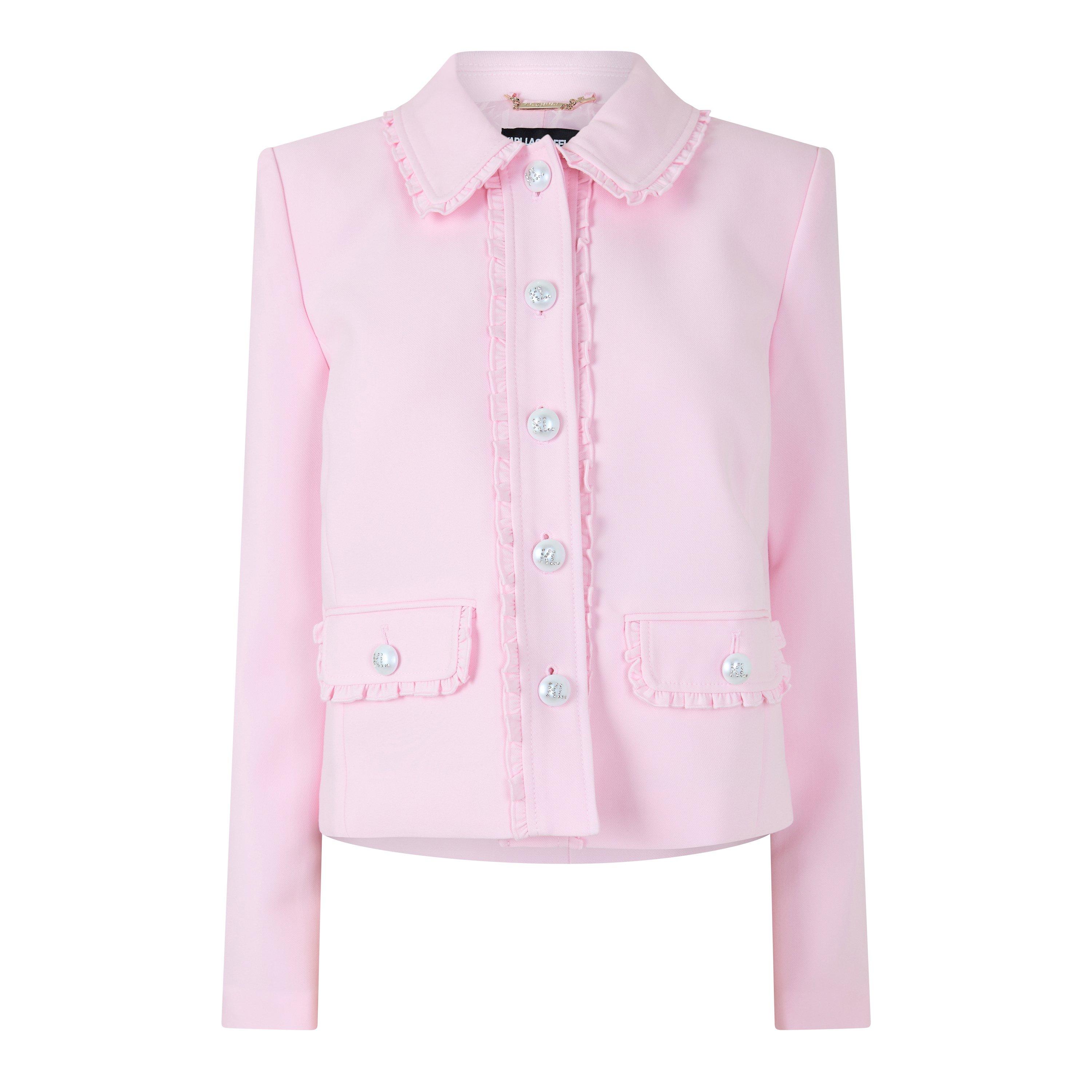 Karl Lagerfeld Women's Suiting Blazer - Pink - 8 (XS)