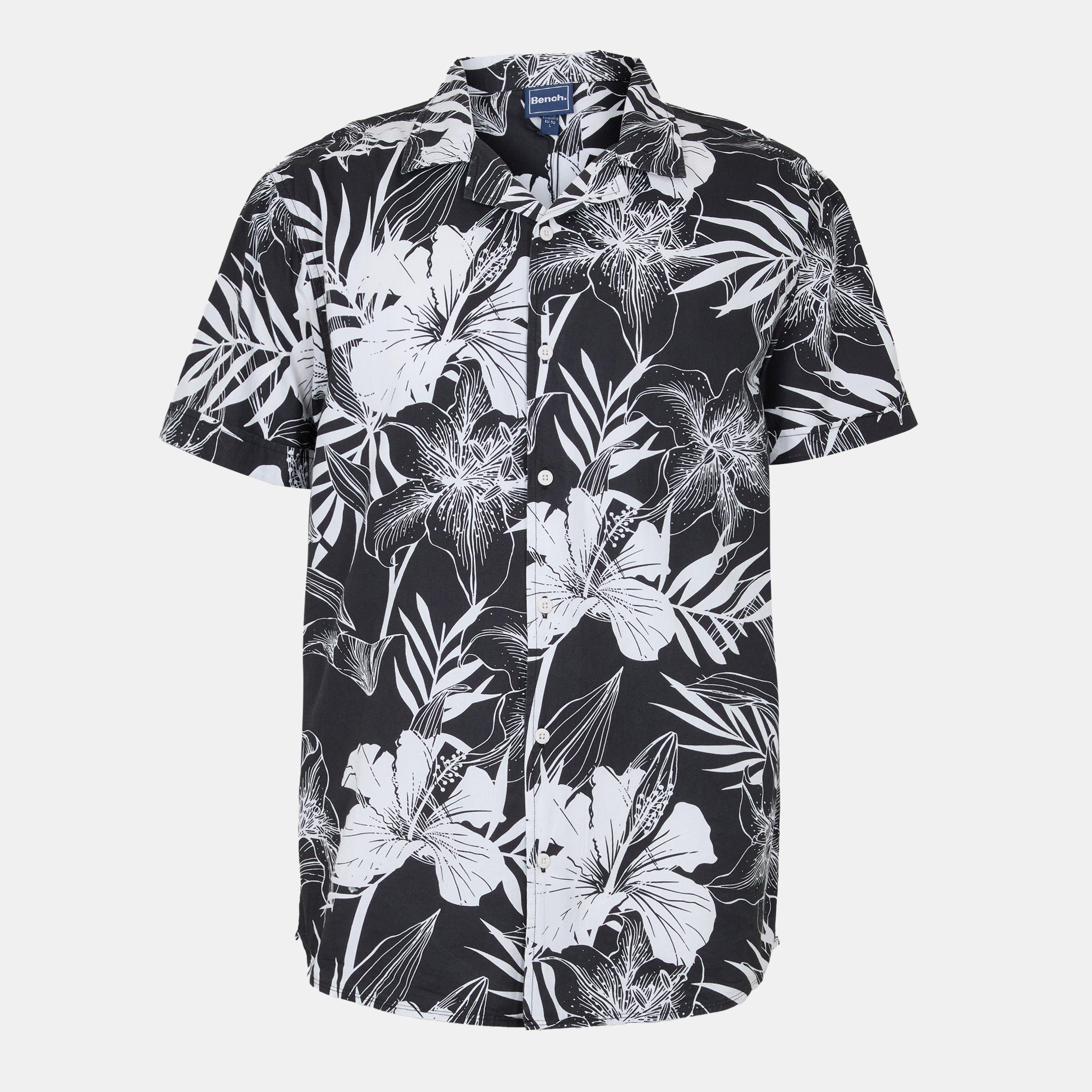 Um Preto - Bench - Men's Dexus Short-Sleeve Patterned Shirt - 1