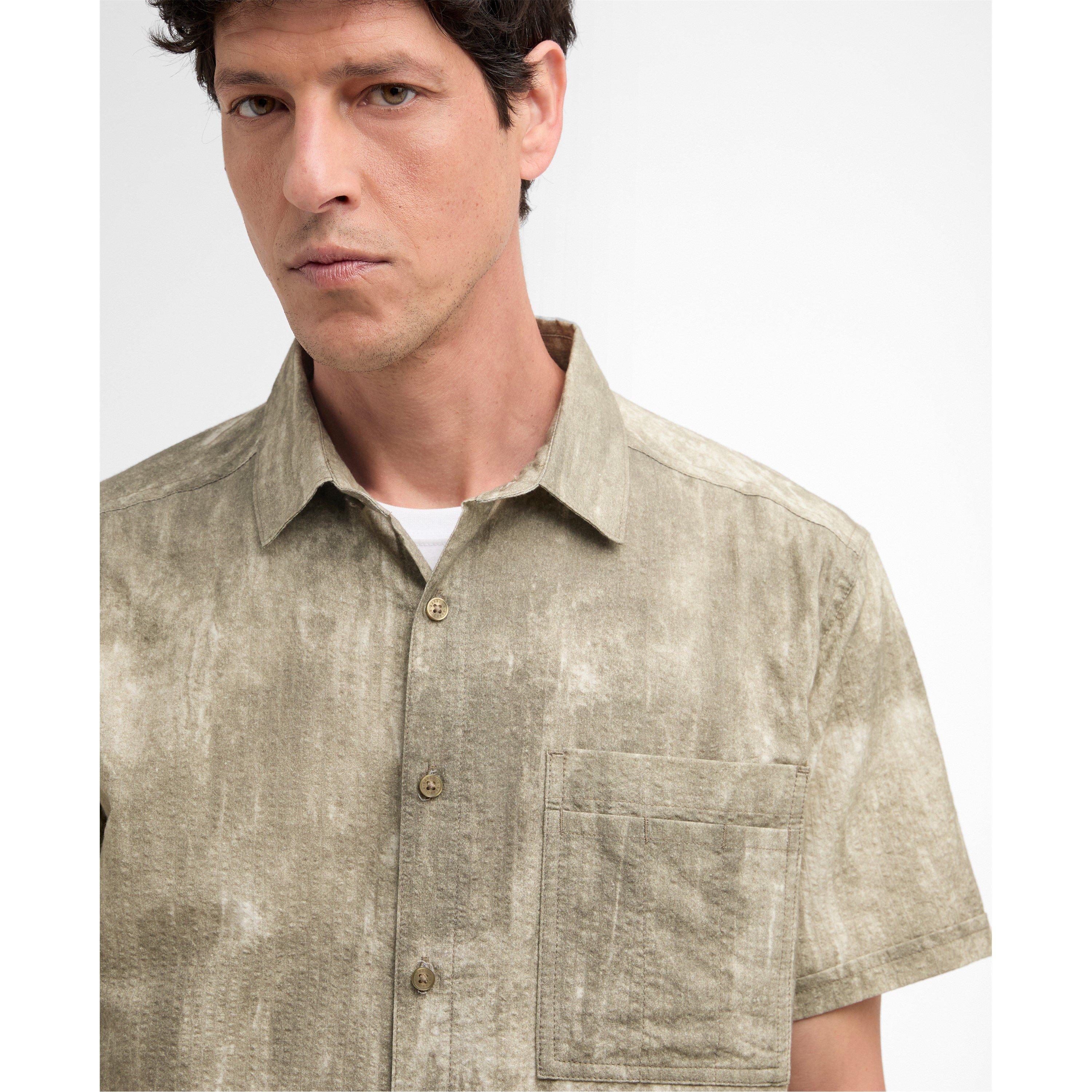 Grey Olive - Barbour - Mens Ross Short Sleeve Shirt - 4