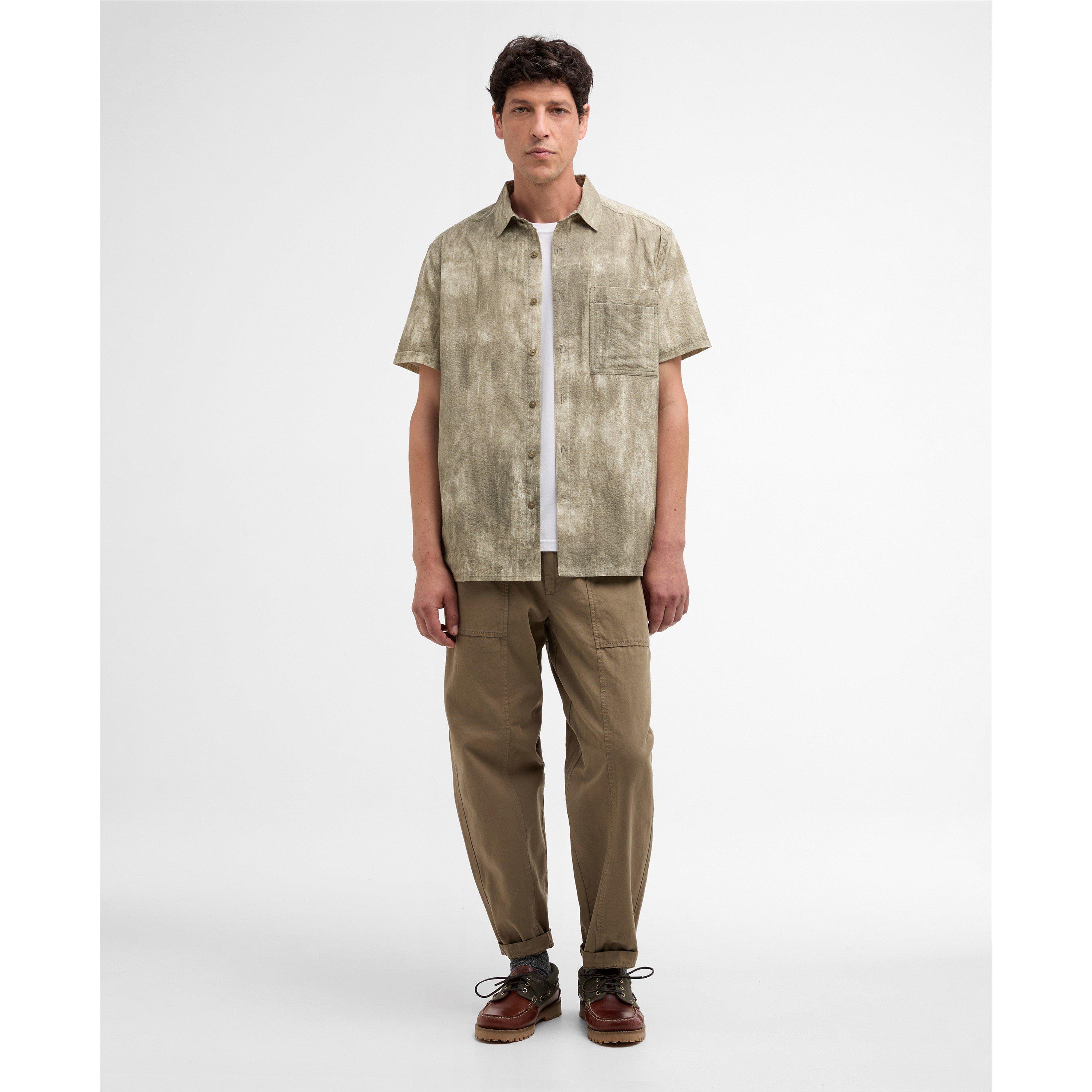 Grey Olive - Barbour - Mens Ross Short Sleeve Shirt - 6