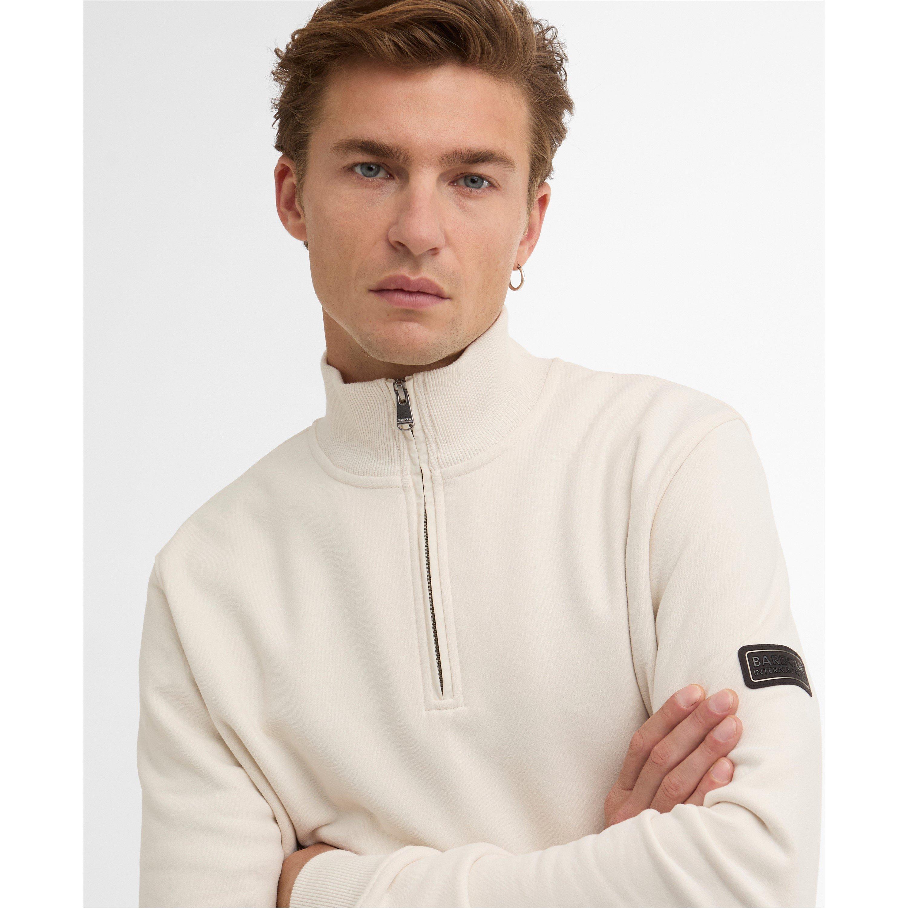 Whisper White - Barbour International - B.Int Ehan Half Zip Sn63 - 4