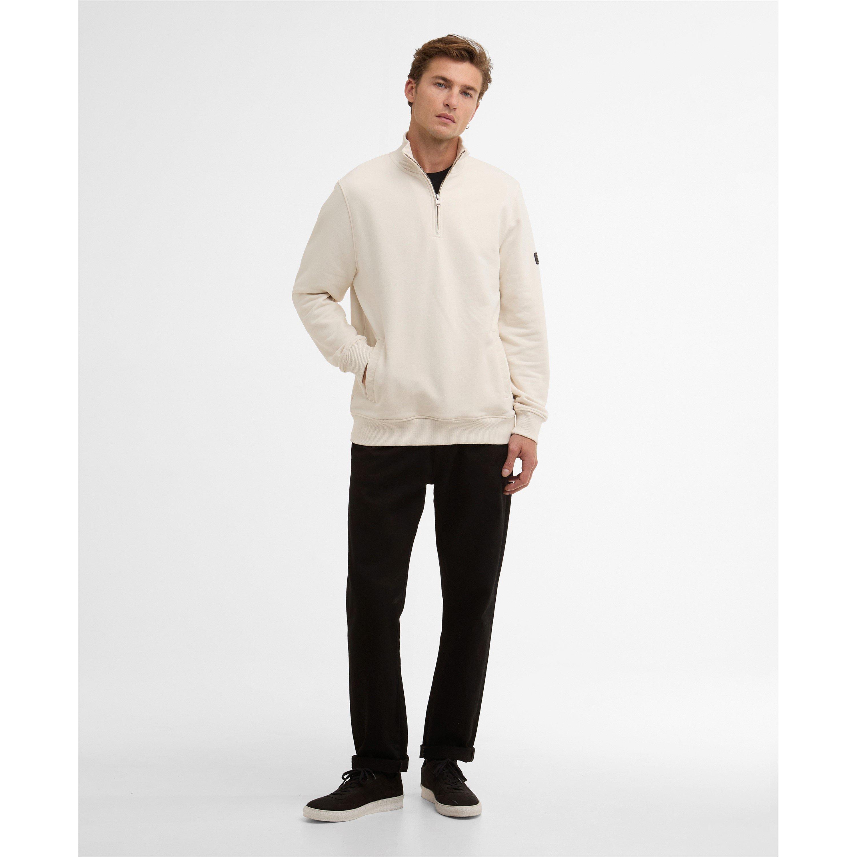 Whisper White - Barbour International - B.Int Ehan Half Zip Sn63 - 6