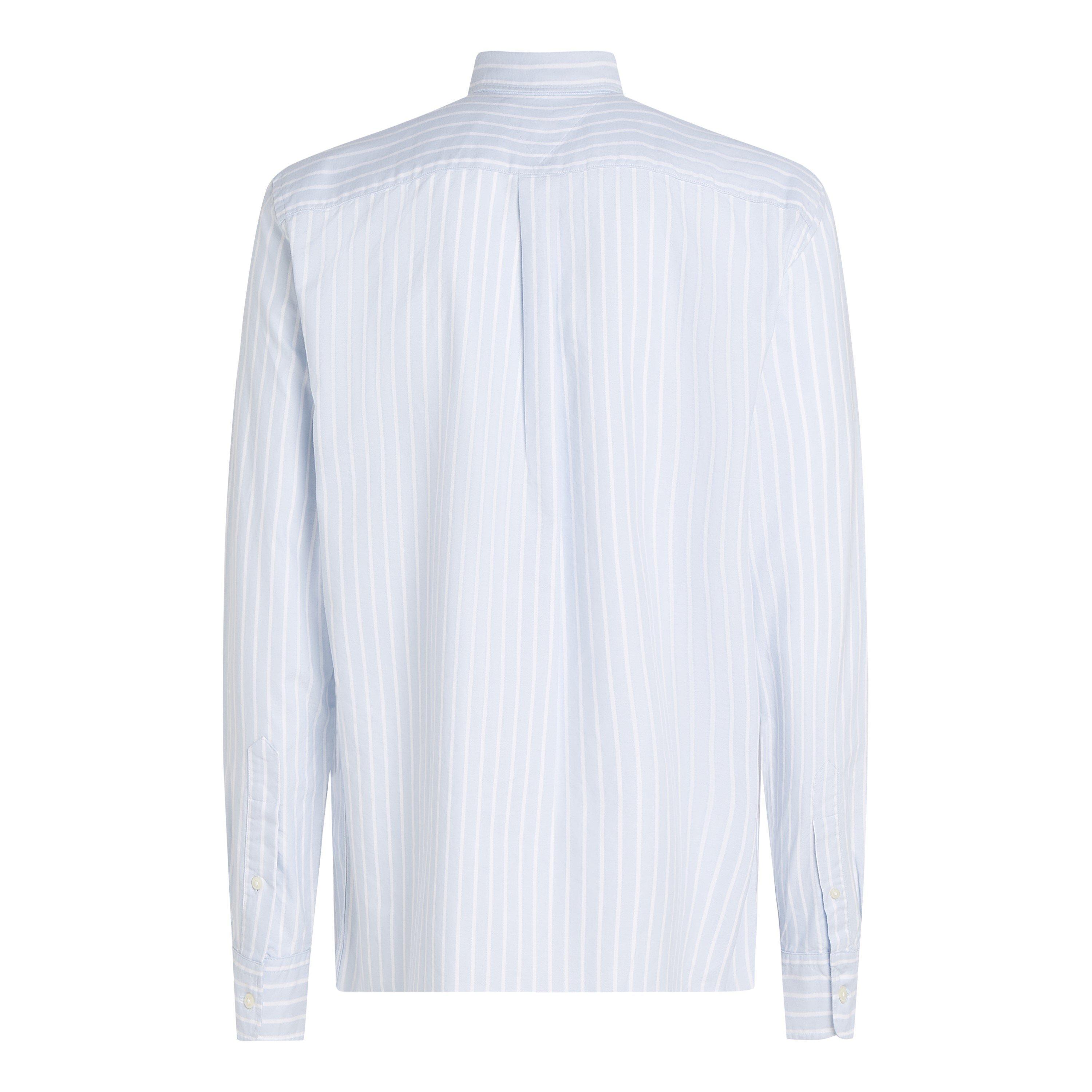 Breezy Blue/Wht - Tommy Hilfiger - Tommy Hrtg Oxf Shirt Sn63 - 6