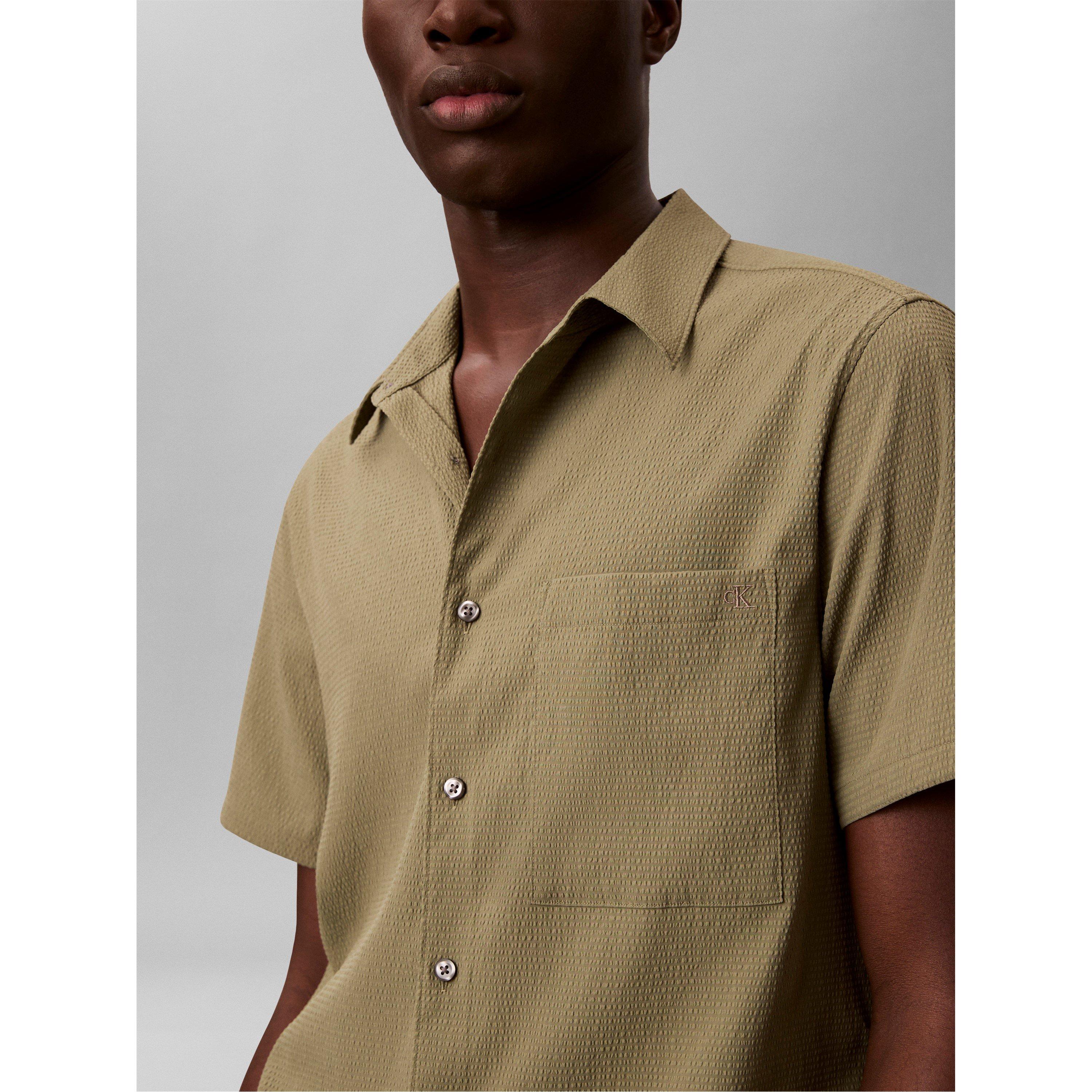 D Lichen Green - Calvin Klein - CK L Classic Shirt Sn63 - 3