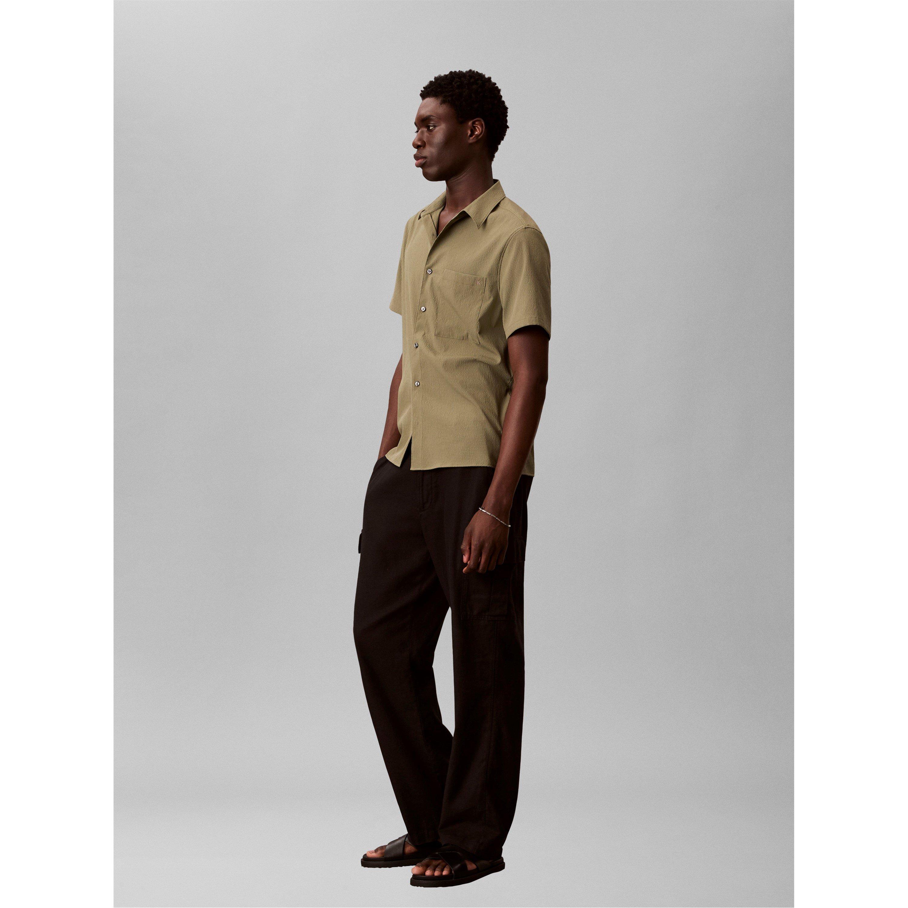 D Lichen Green - Calvin Klein - CK L Classic Shirt Sn63 - 4