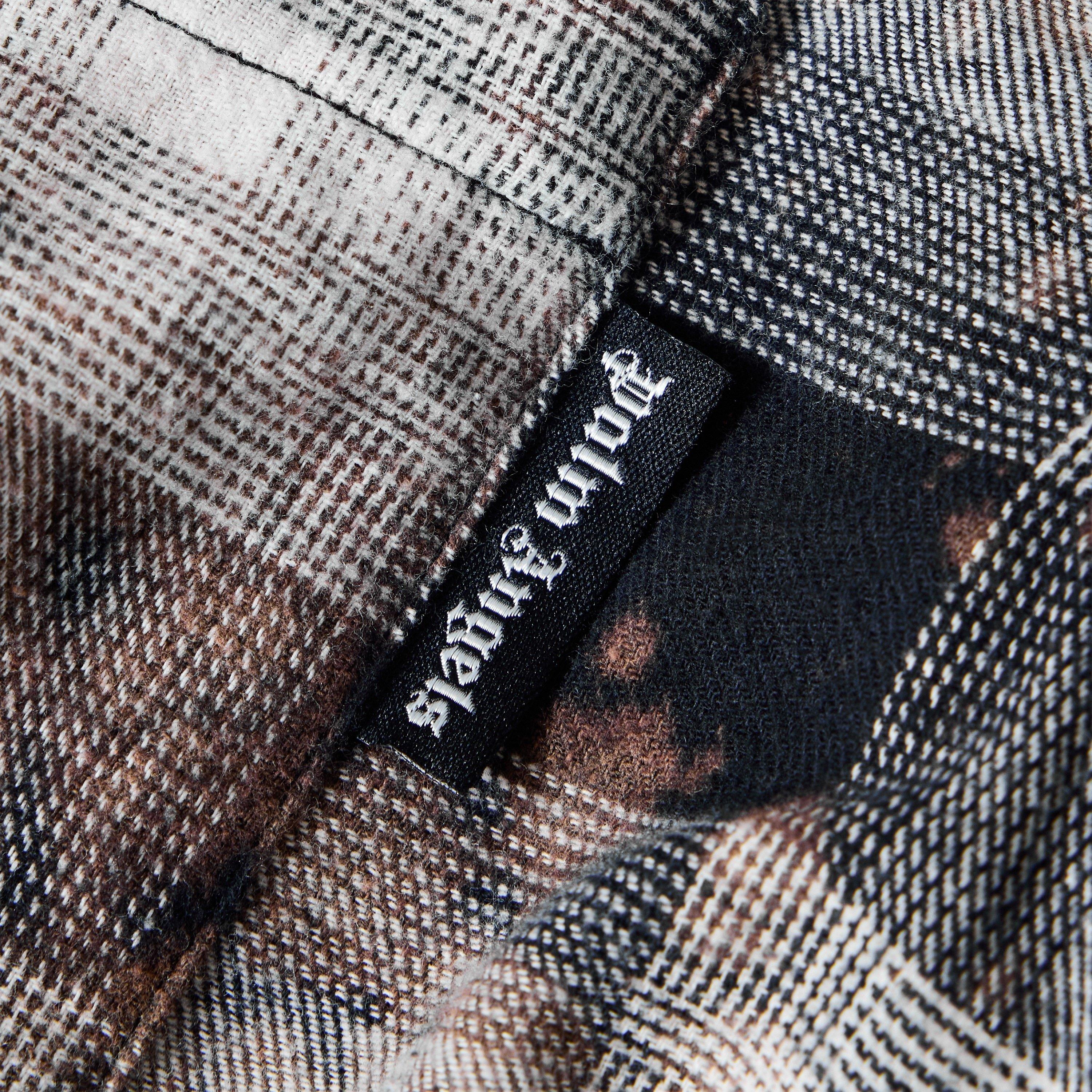 Black/White - Palm Angels - Palm Check Shirt Sn61 - 3