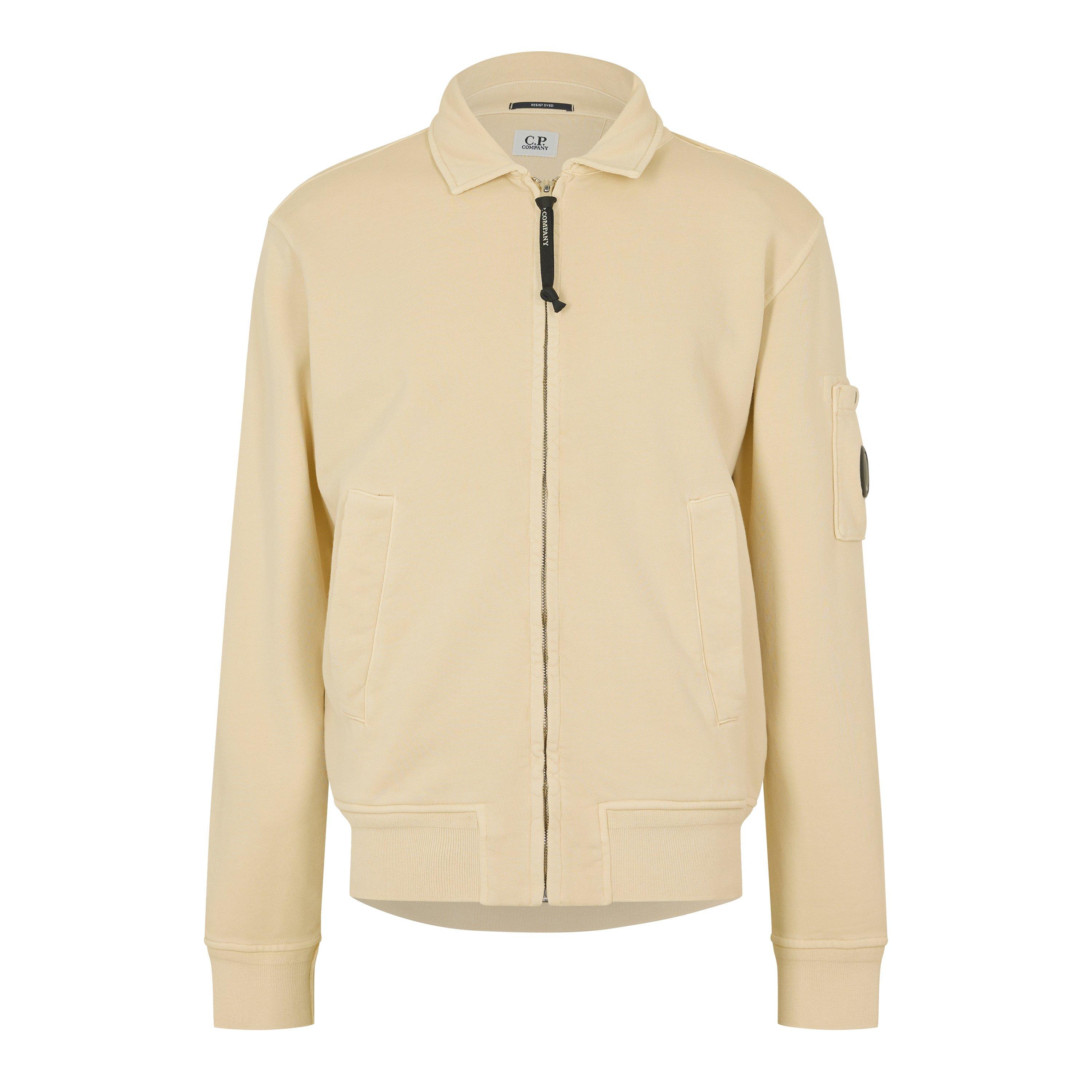 Cp Company Men's Full Zip Fleece - Frozen Dew 114 - S (46)