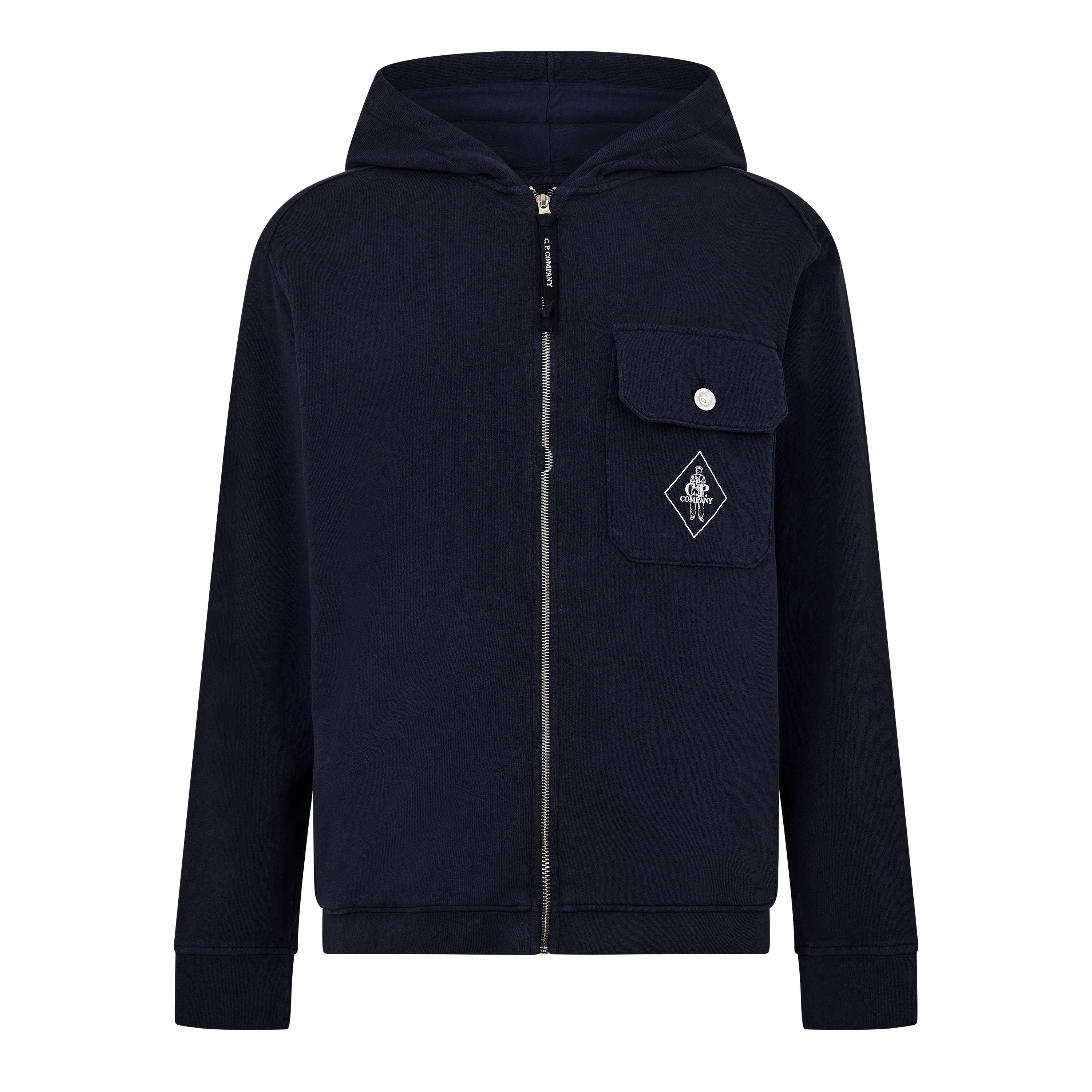 Mid Navy 889 - CP Company - CP Mailfile Zip Hood Sn62 - 1