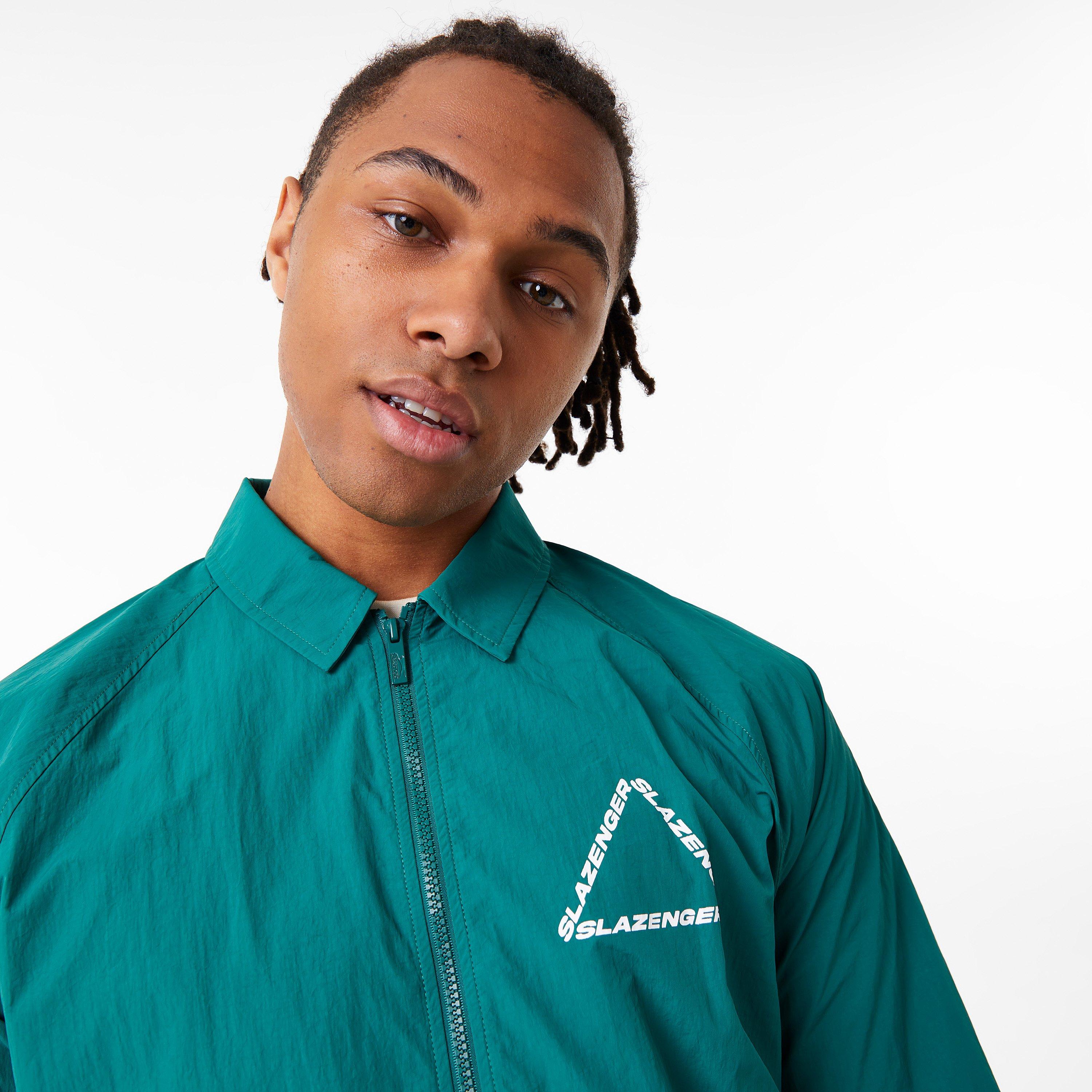 Waldgrün - Slazenger - ft. Aitch Zip Front Shirt Mens - 3