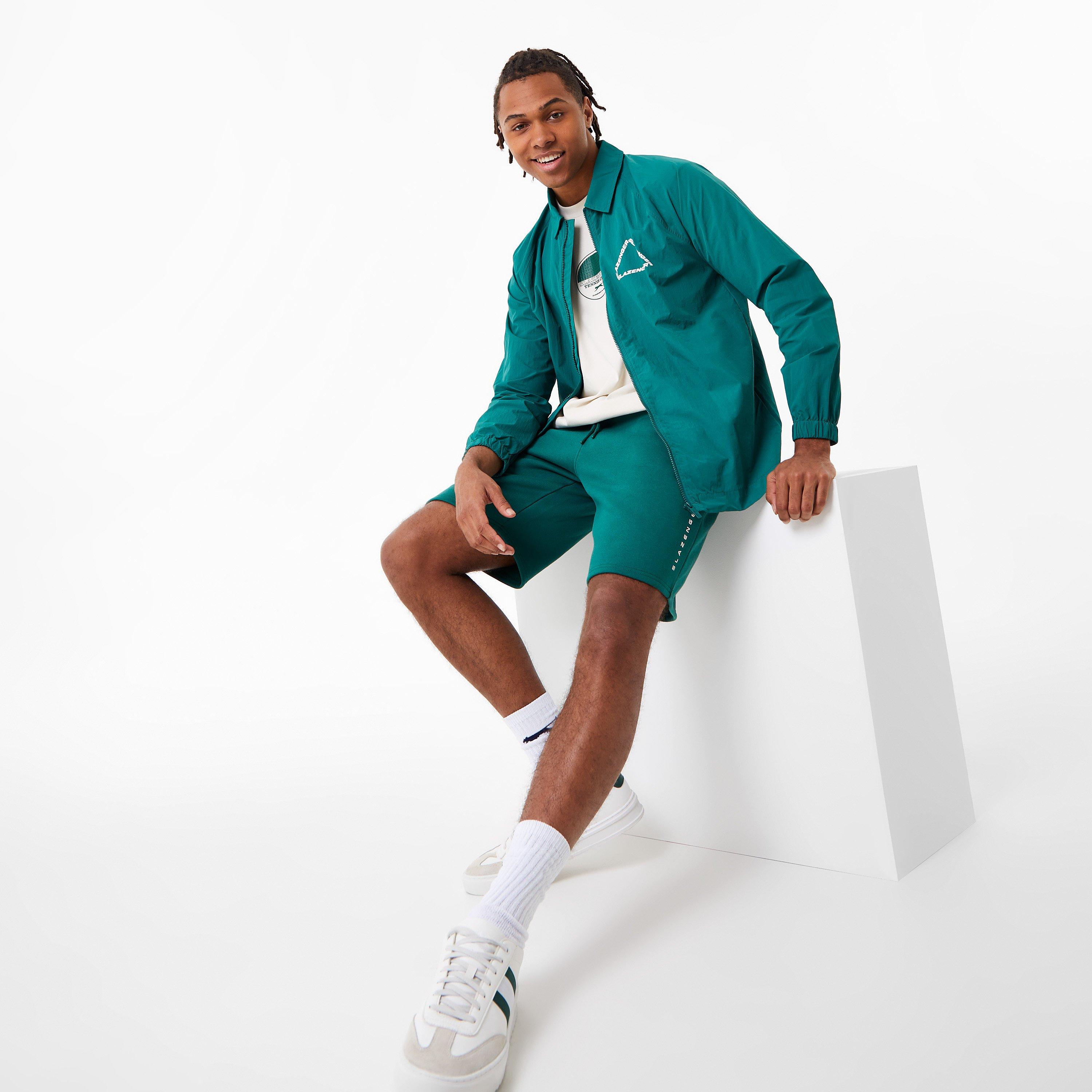 Waldgrün - Slazenger - ft. Aitch Zip Front Shirt Mens - 4