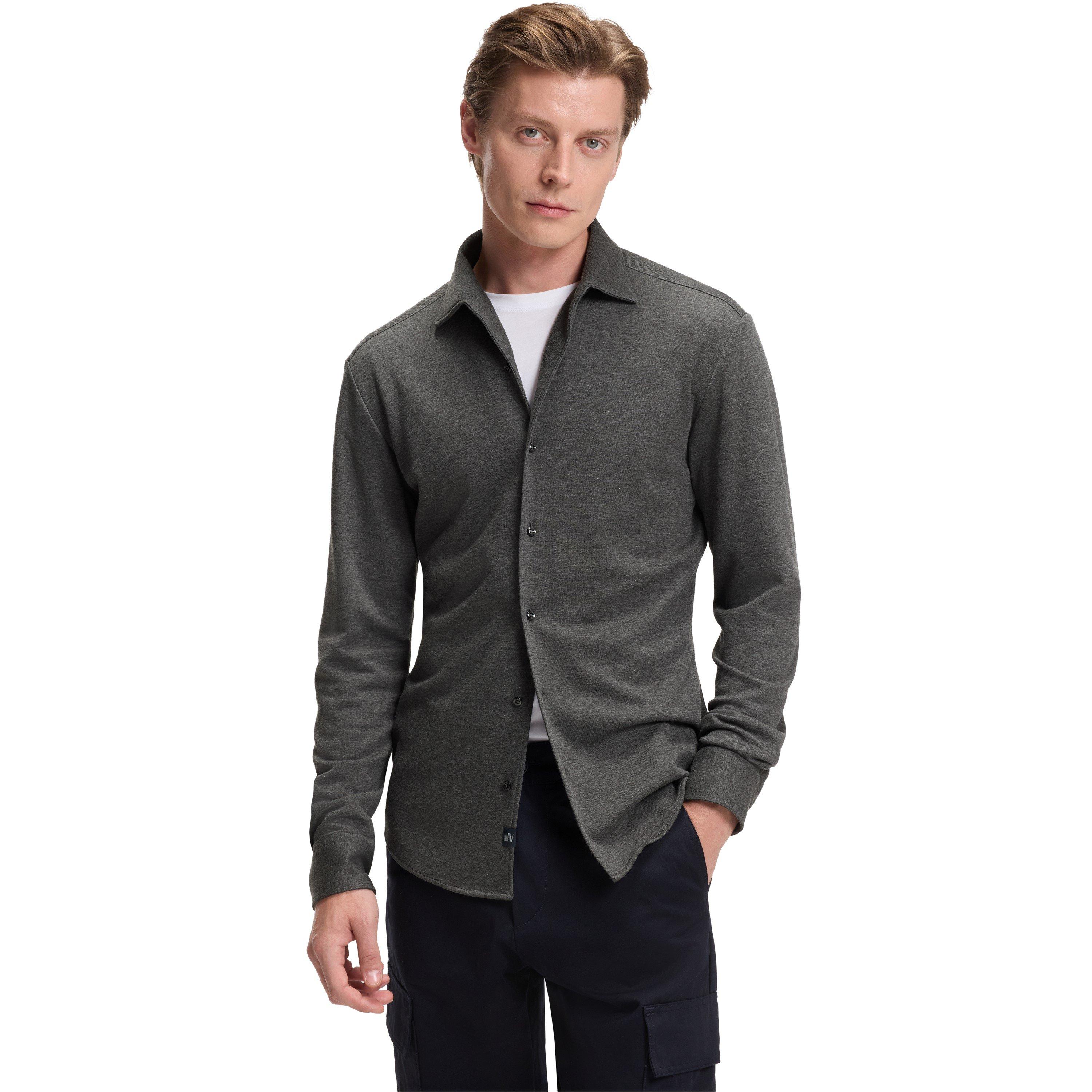 Grey 030 - Boss - Men's HBB Rudy Double Breasted Shirt - 2