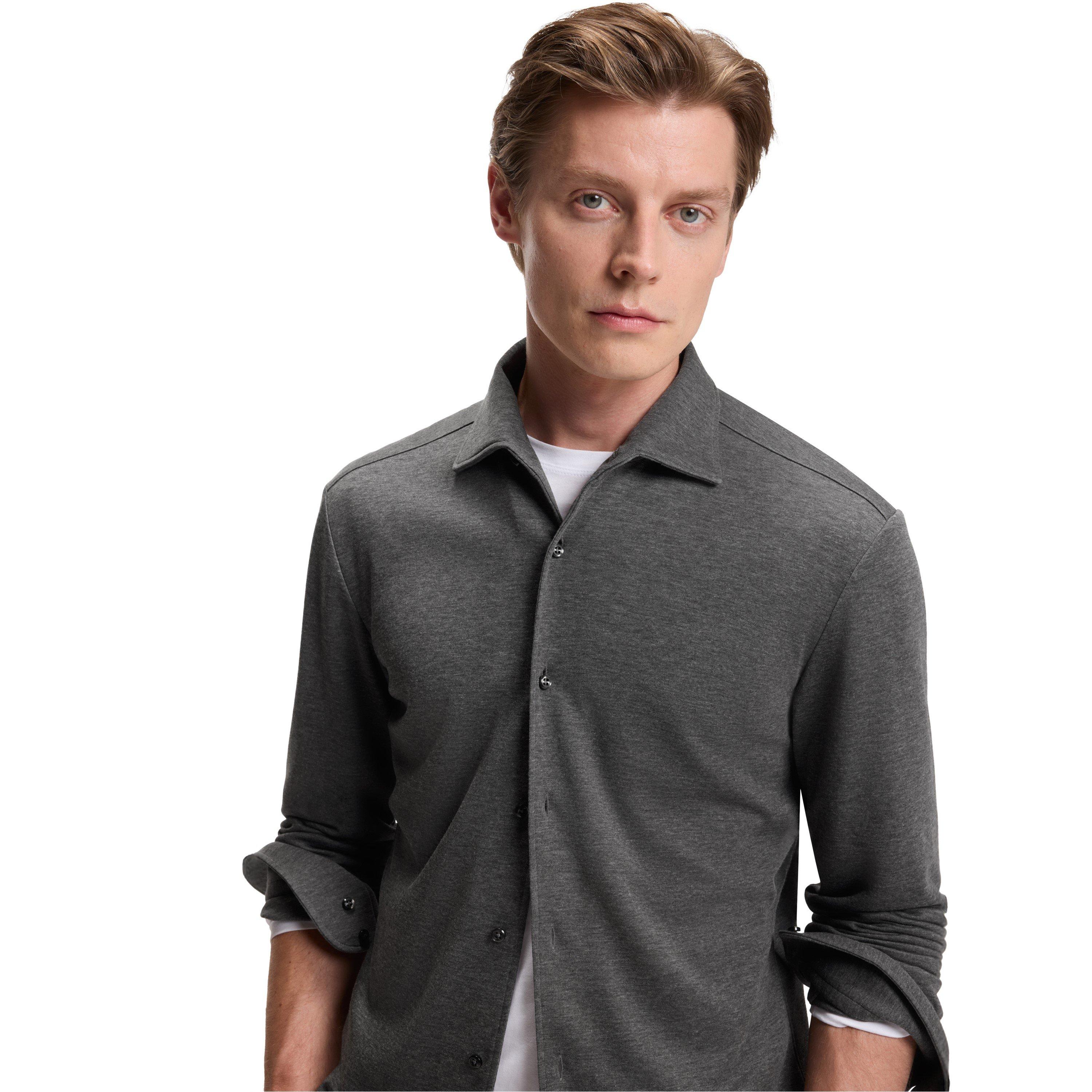 Grey 030 - Boss - Men's HBB Rudy Double Breasted Shirt - 5