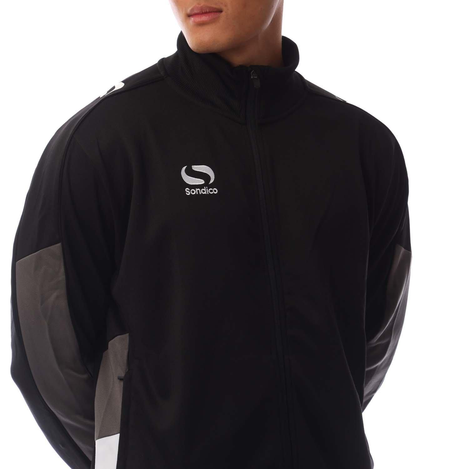 Black/Chrcl/Wht - Sondico - Tracksuit Top - 2