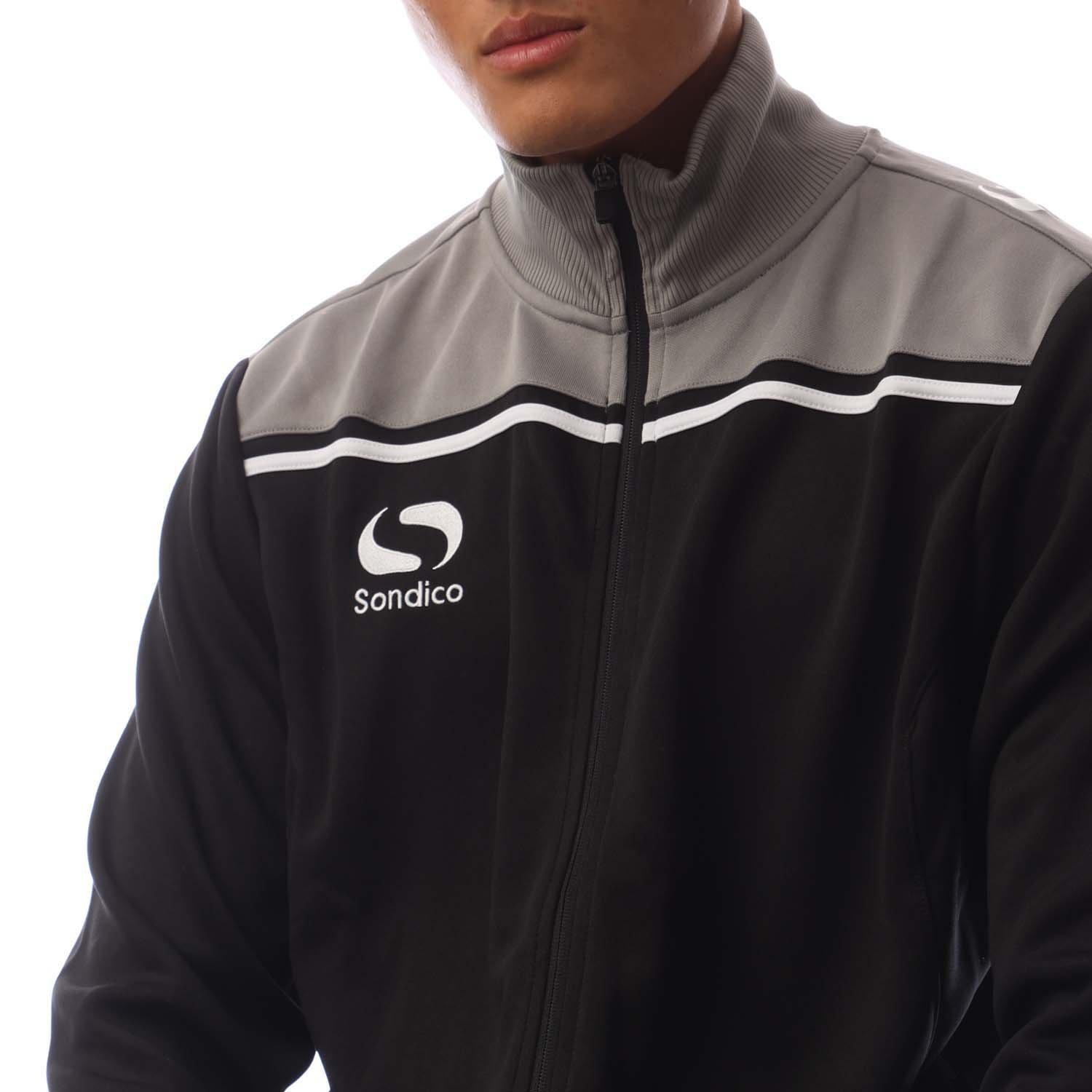Black/Charcoal - Sondico - Tracksuit Top - 3
