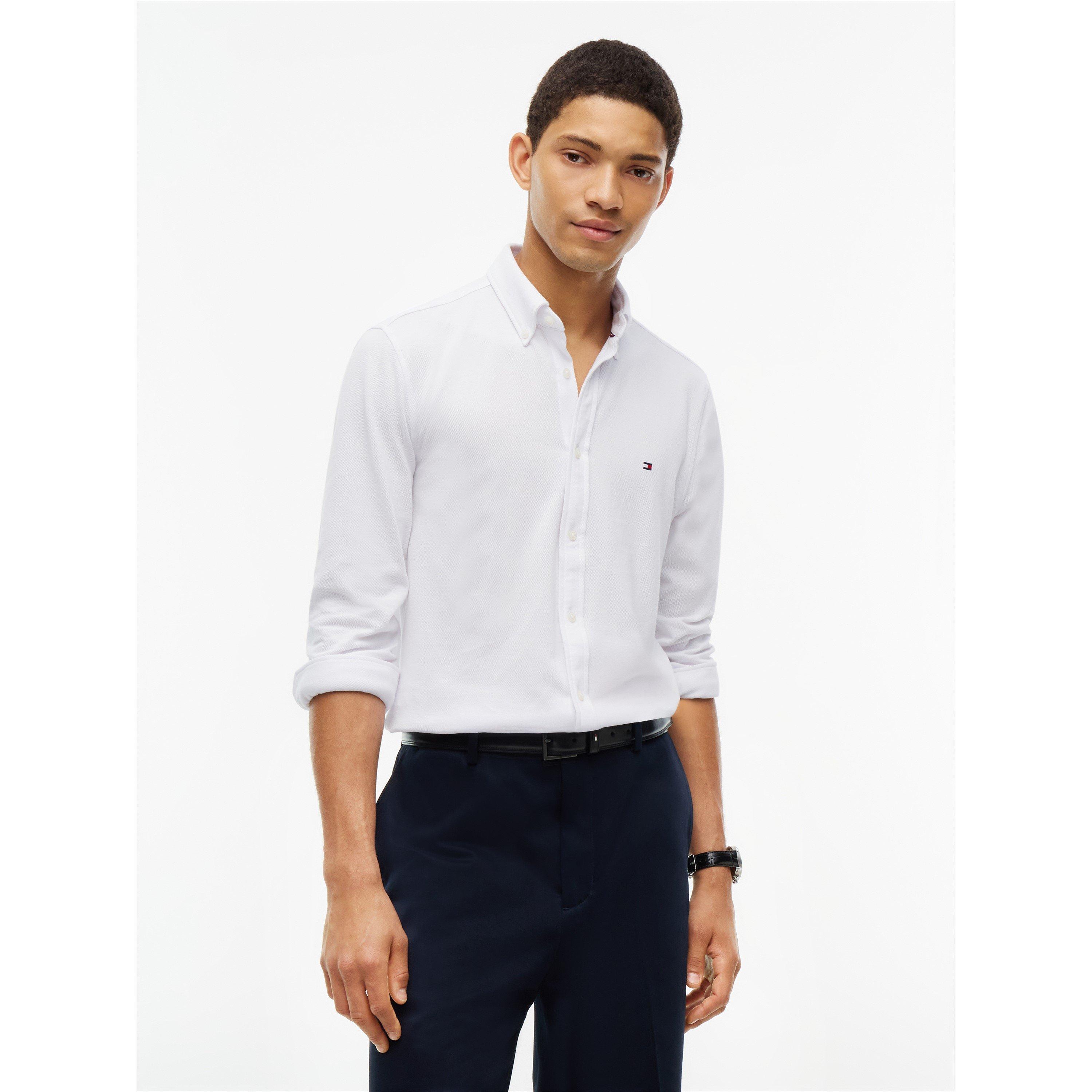 White - Tommy Hilfiger - Tommy SF Knitted Shr Sn64 - 2