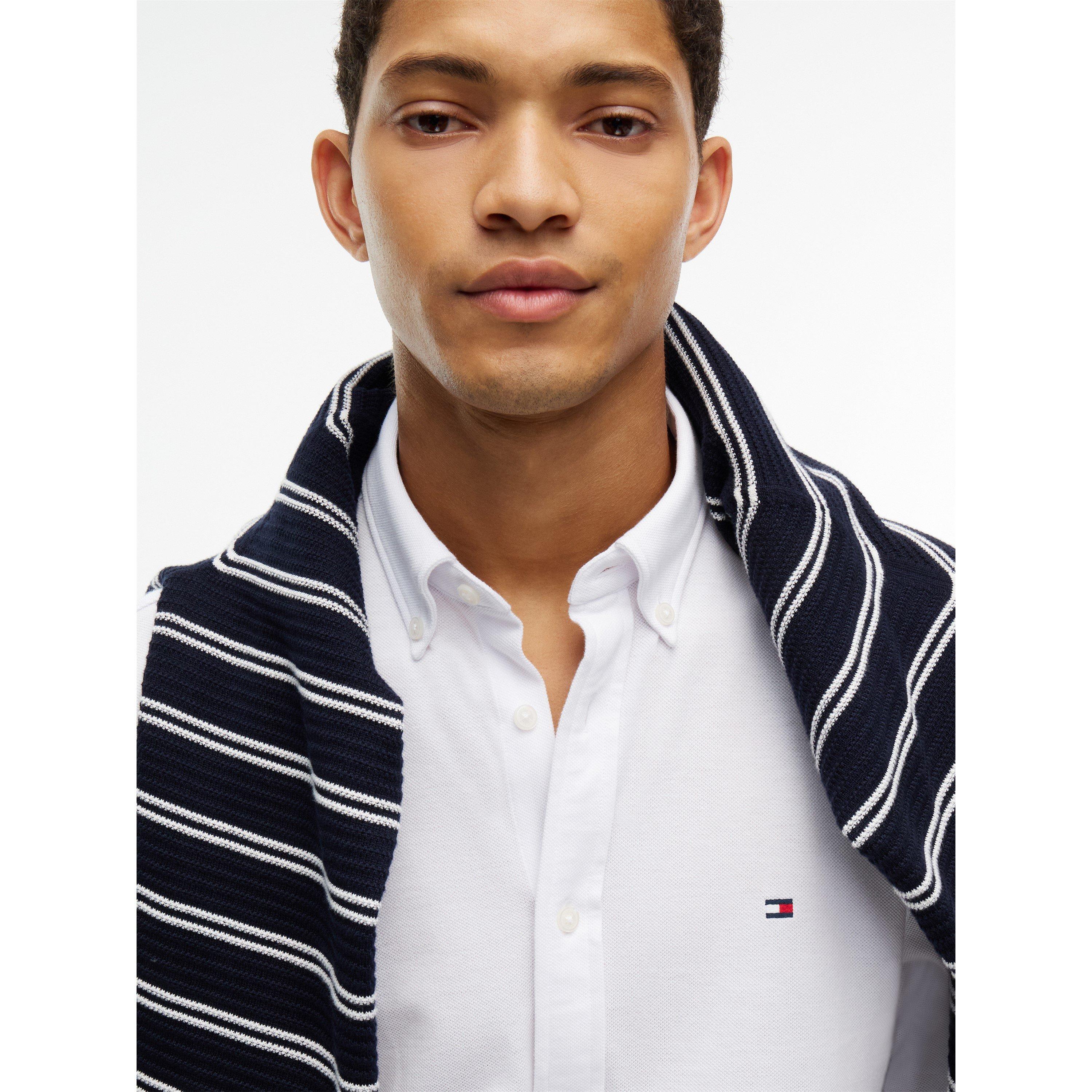 White - Tommy Hilfiger - Tommy SF Knitted Shr Sn64 - 3