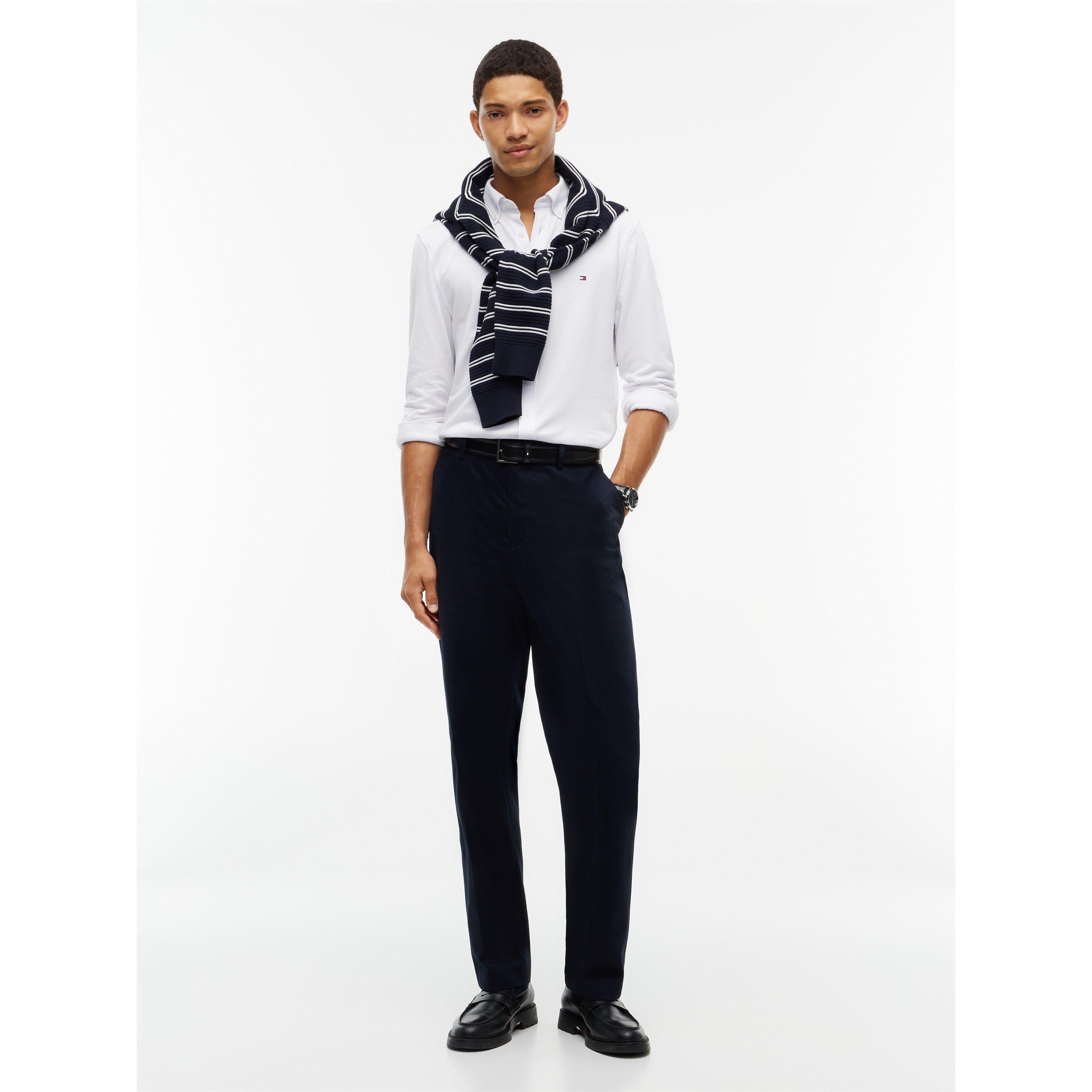 White - Tommy Hilfiger - Tommy SF Knitted Shr Sn64 - 4