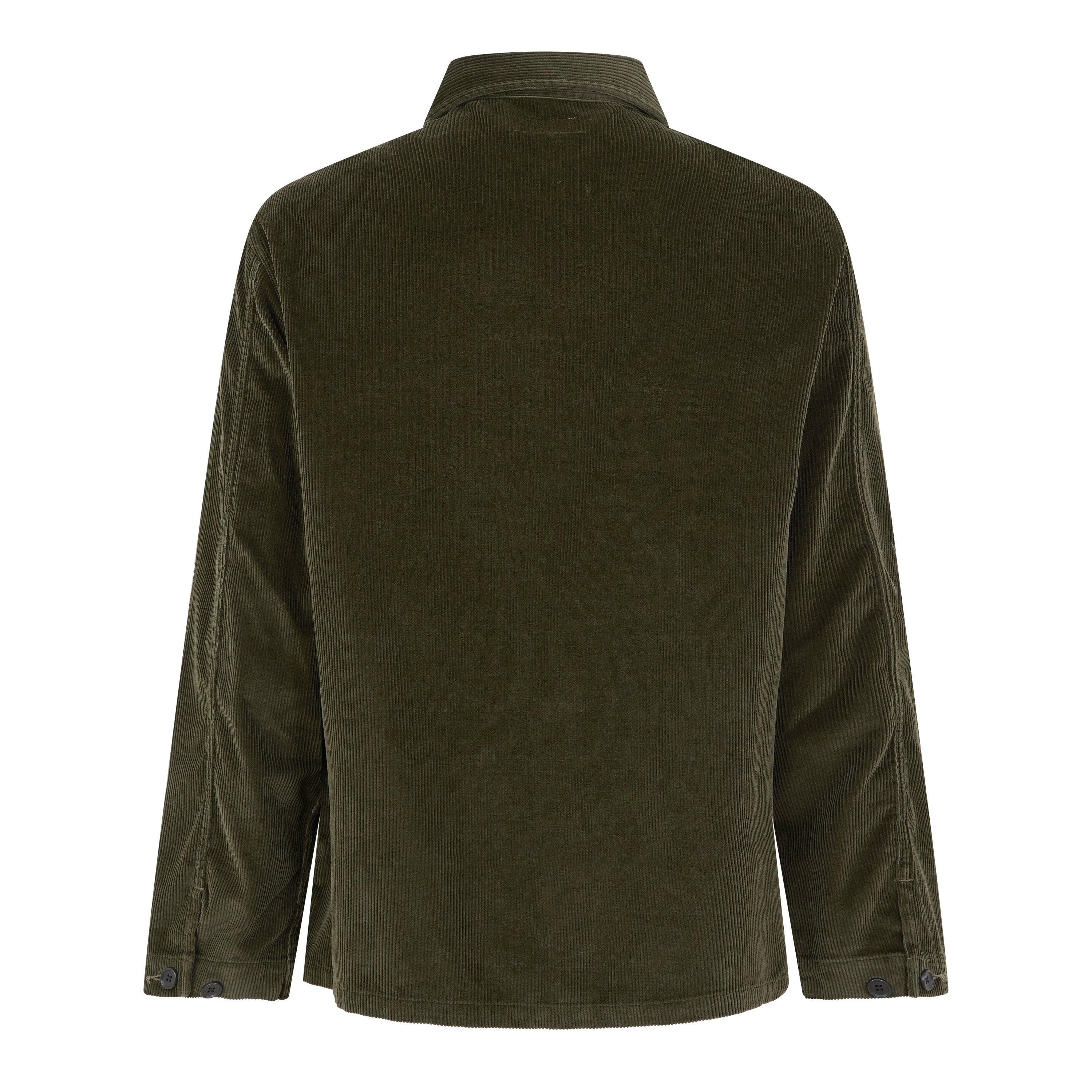 Company Olive - Polo Ralph Lauren - Men's Corduroy Long-Sleeve Overshirt - 2