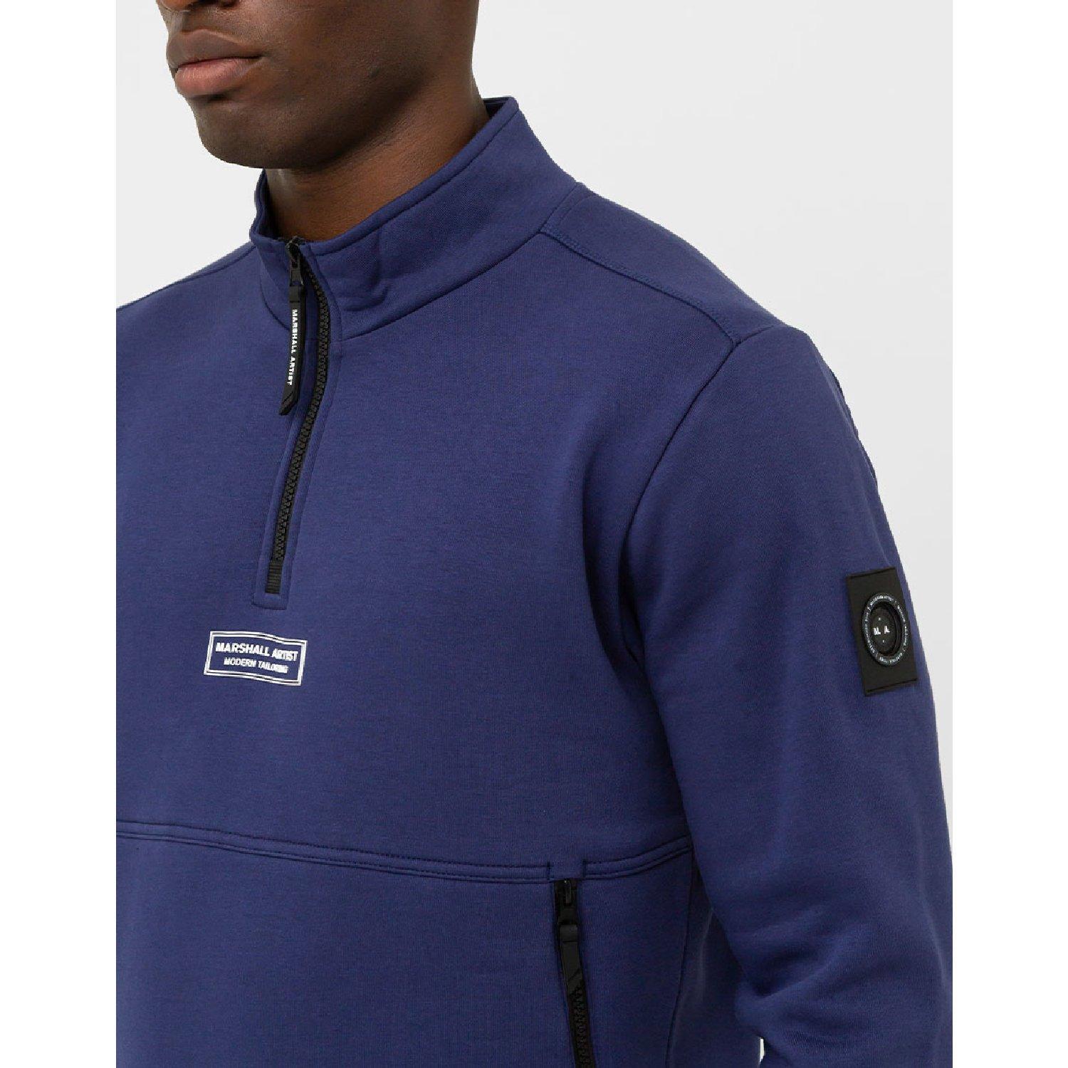 Monark Blå - Marshall Artist - Siren Quarter-Zip Fleece - 6