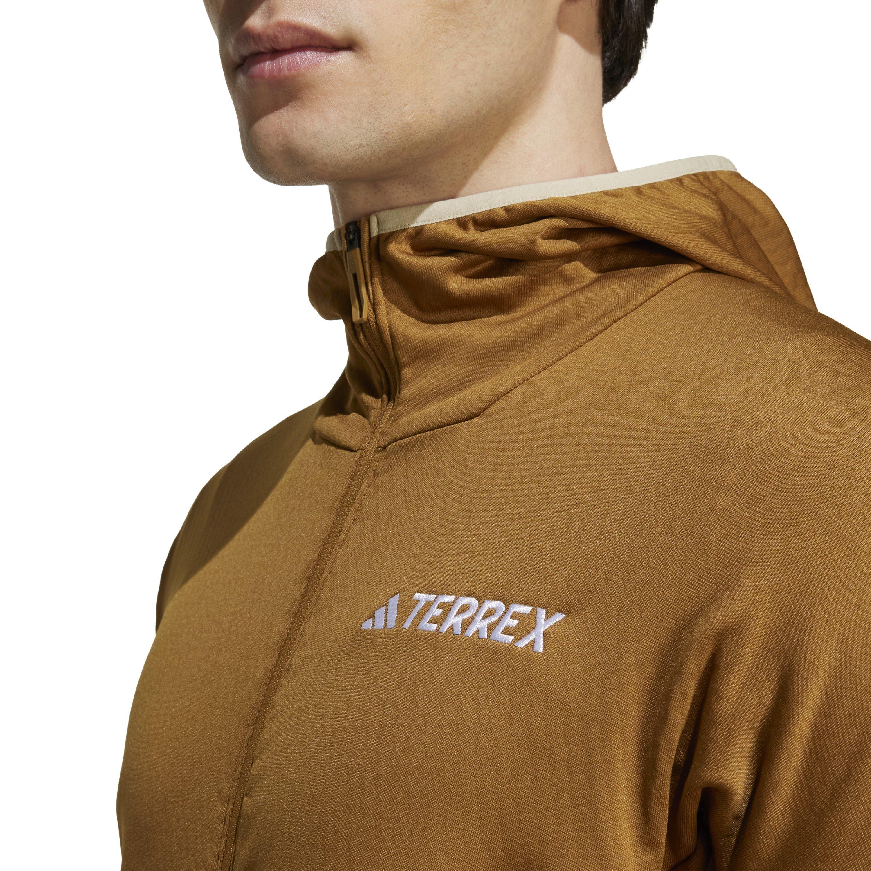 Brončana/Savanna - adidas - quarter Zip Fleece - 4